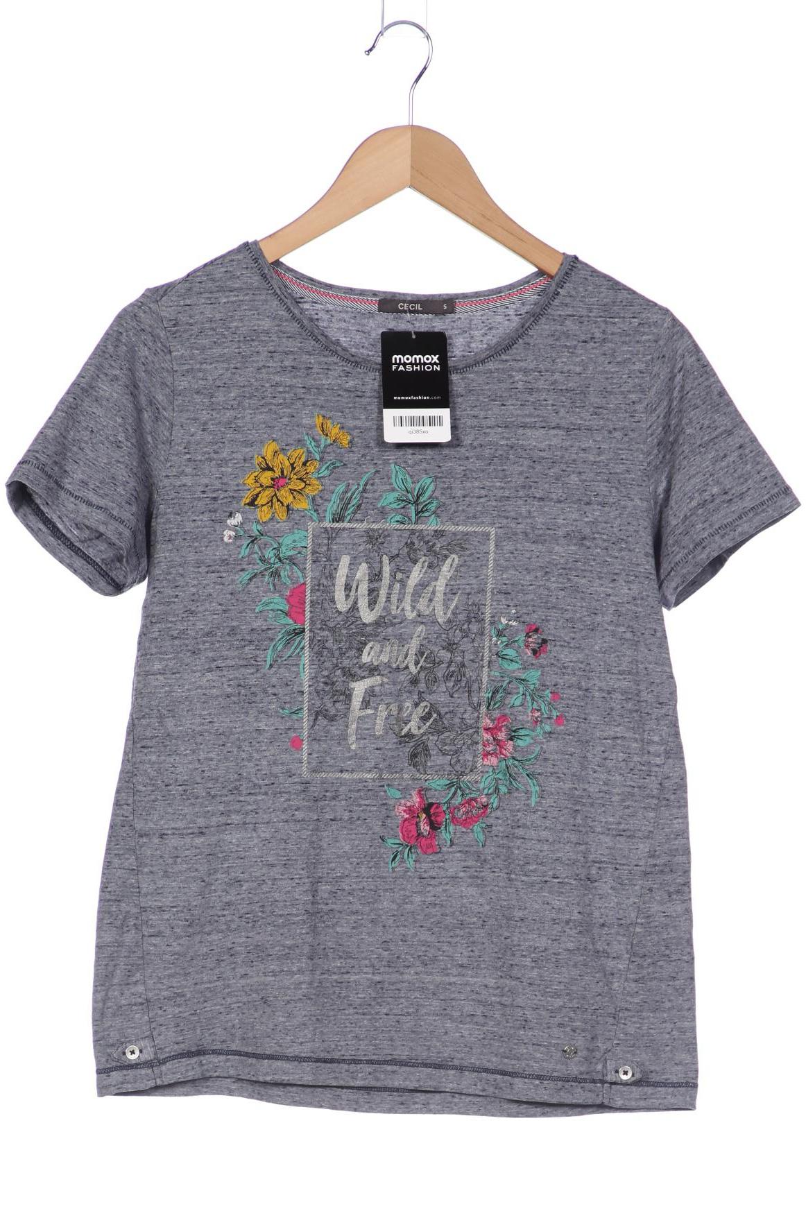 

Cecil Damen T-Shirt, blau, Gr. 36