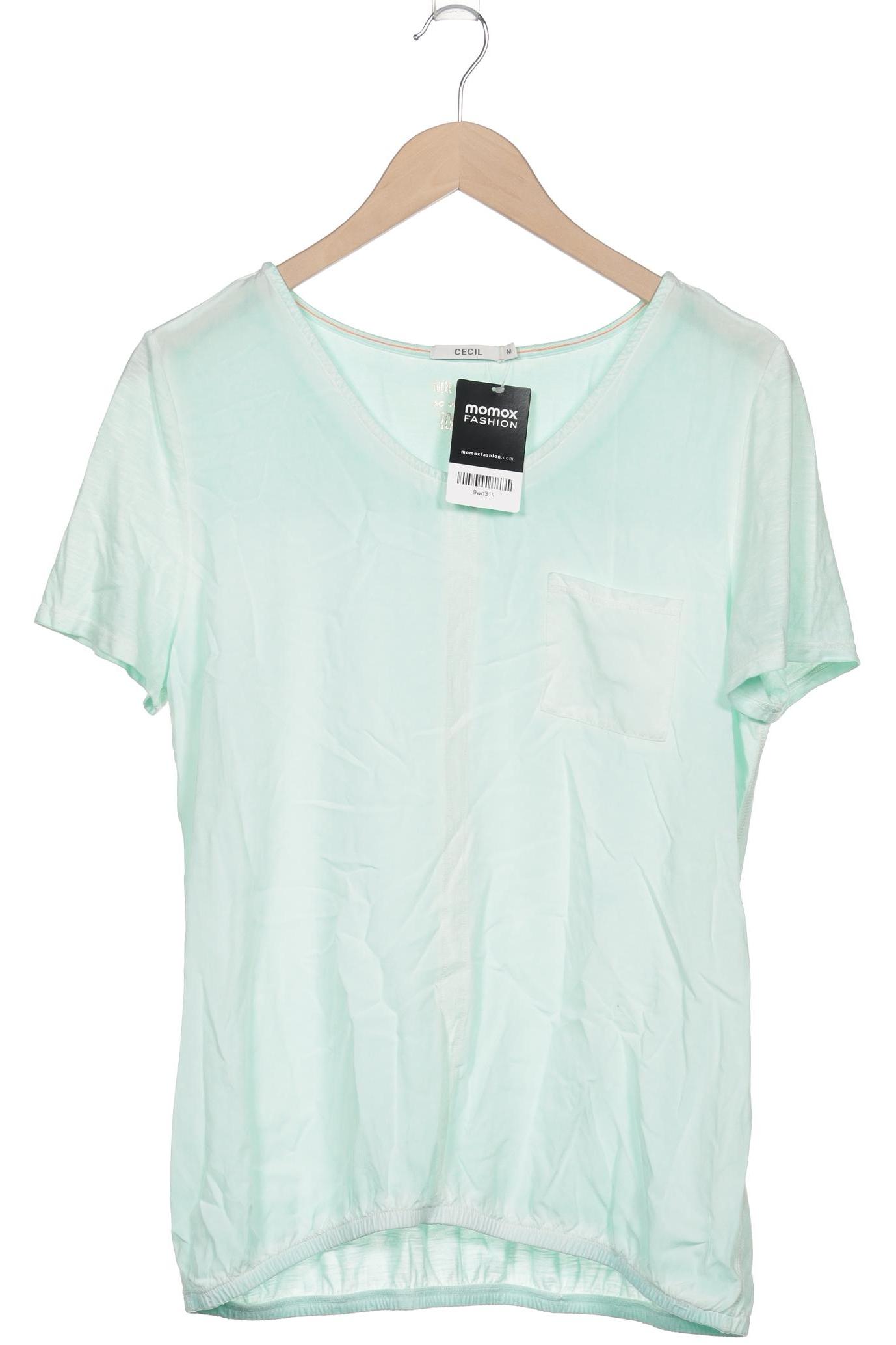

Cecil Damen T-Shirt, hellgrün, Gr. 38