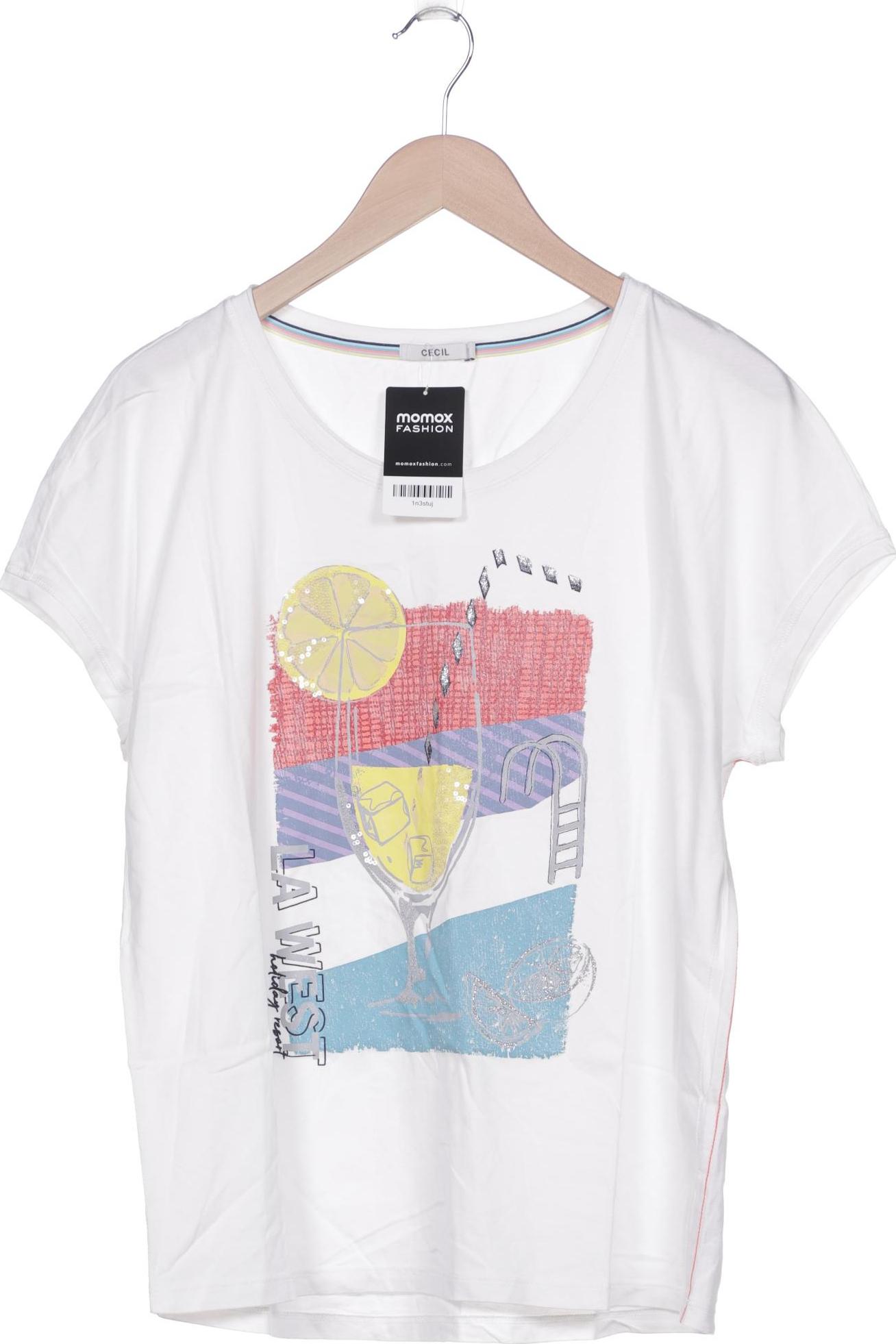 

CECIL Damen T-Shirt, weiß