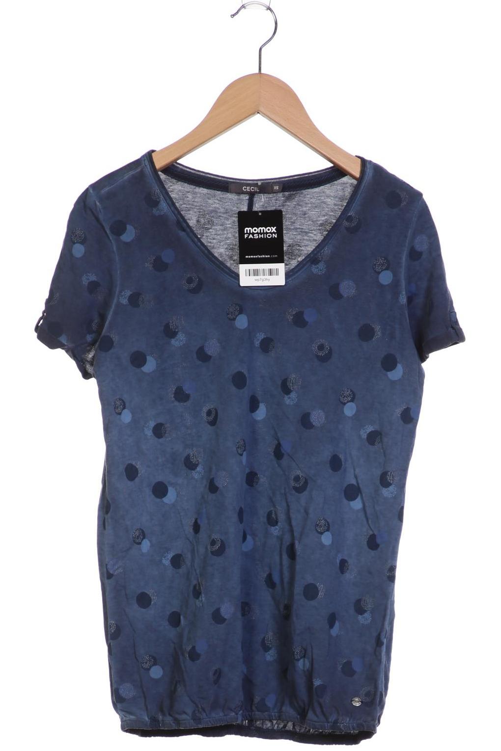 

Cecil Damen T-Shirt, marineblau, Gr. 34