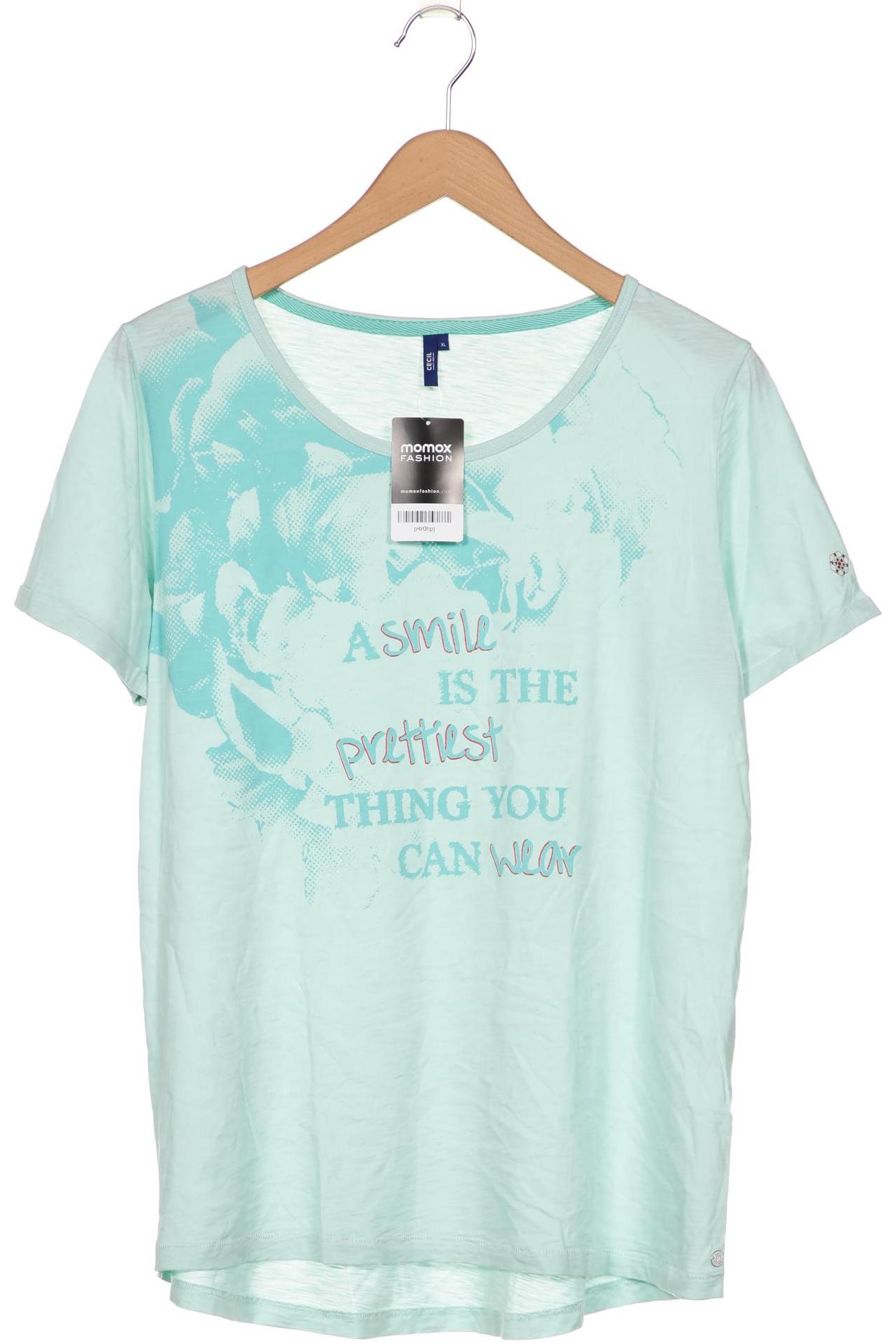 

CECIL Damen T-Shirt, türkis