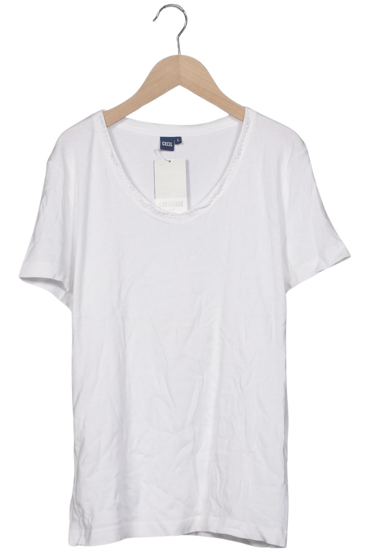 

Cecil Damen T-Shirt, weiß, Gr. 42