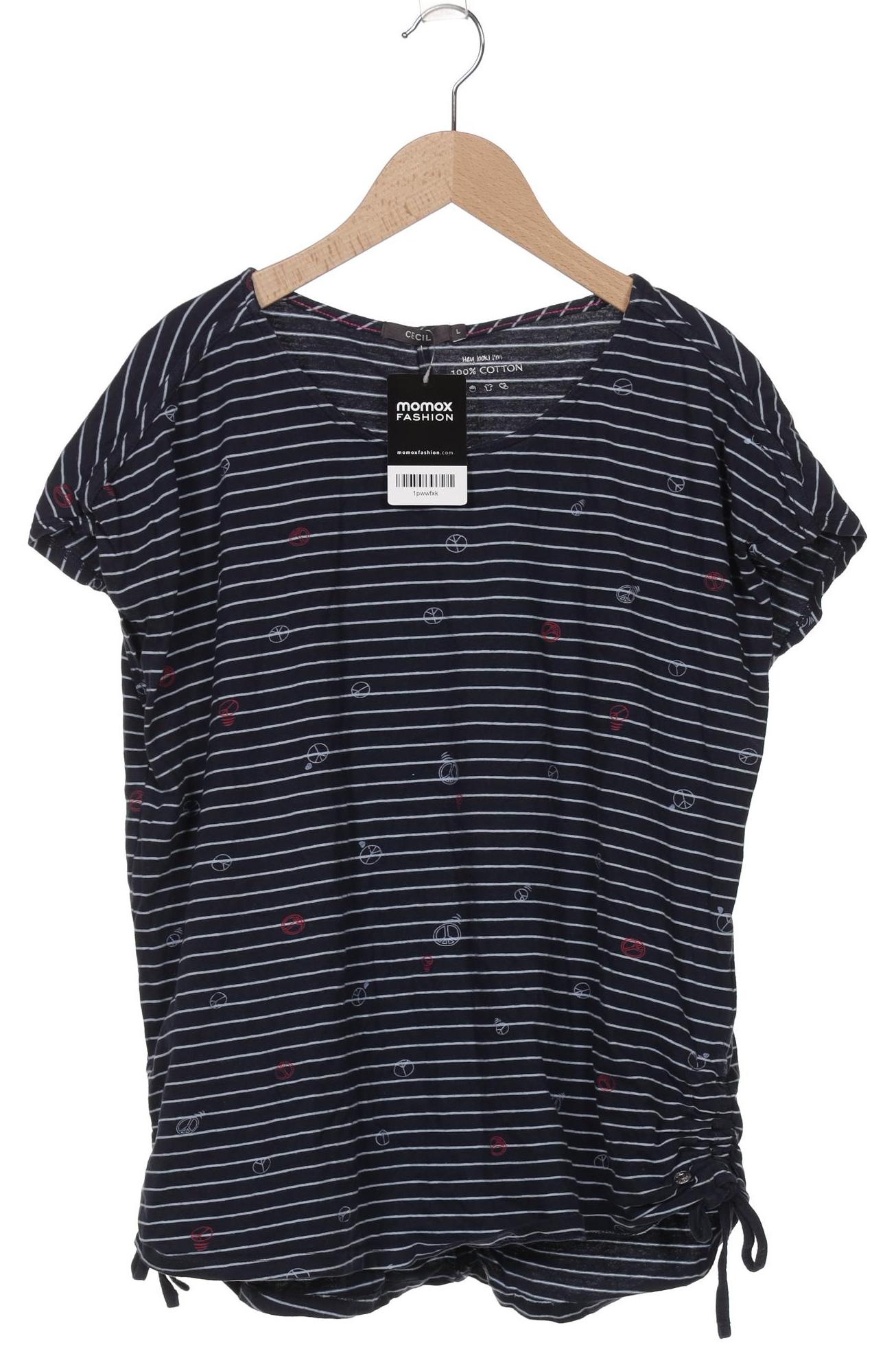 

Cecil Damen T-Shirt, marineblau, Gr. 42