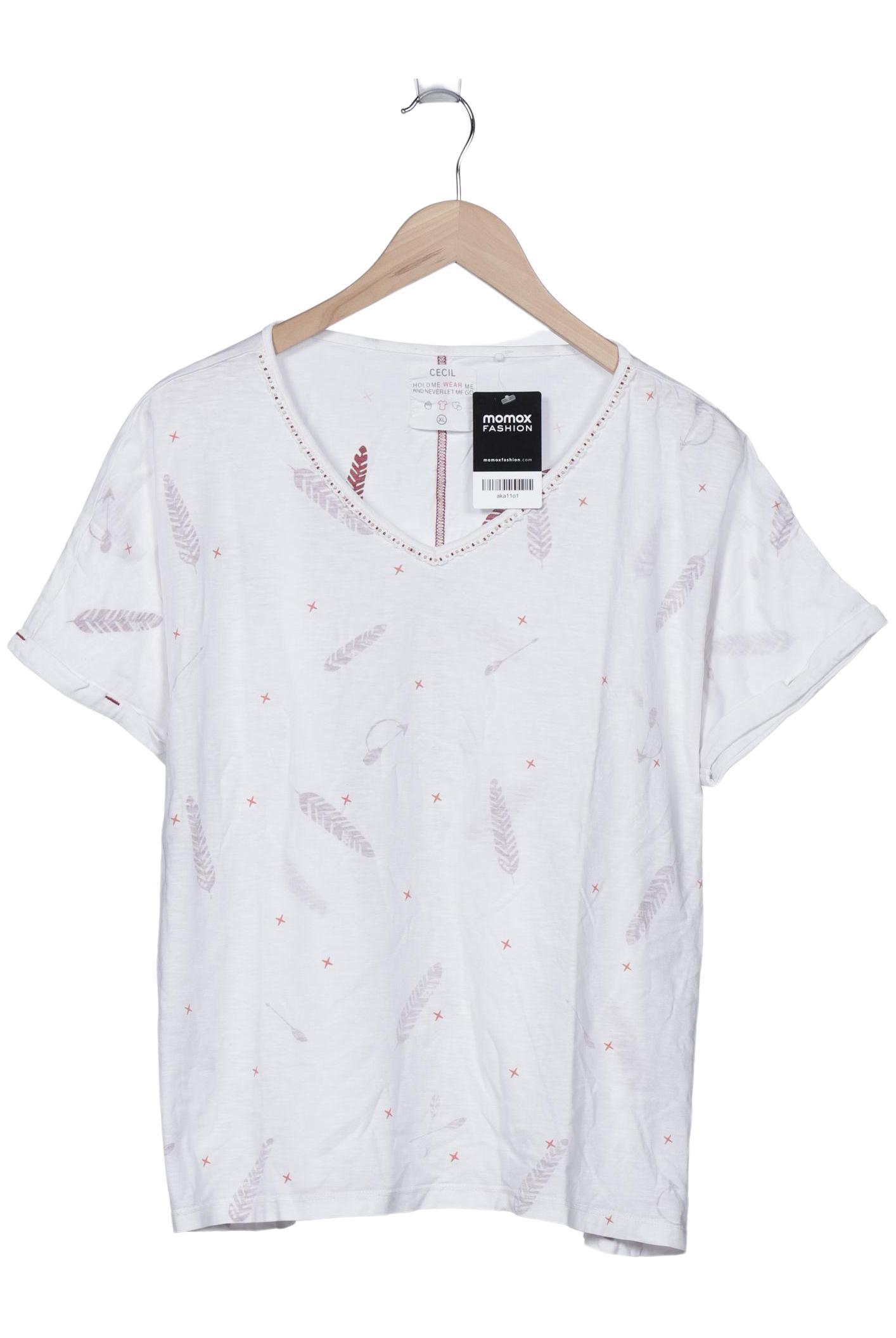 

Cecil Damen T-Shirt, weiß, Gr. 44