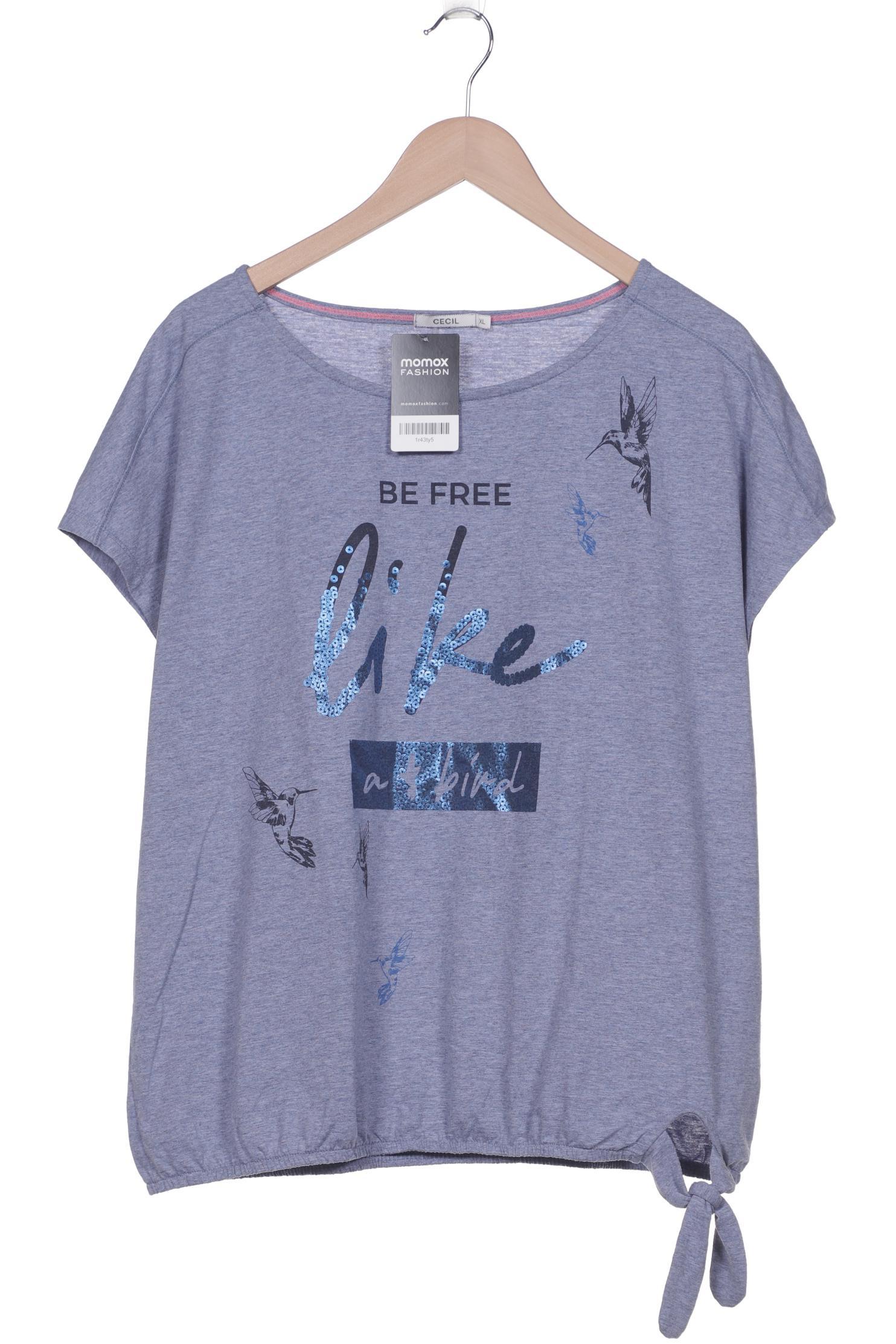 

CECIL Damen T-Shirt, blau
