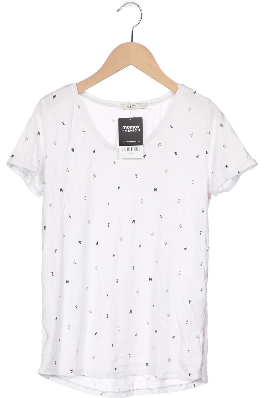 

CECIL Damen T-Shirt, weiß