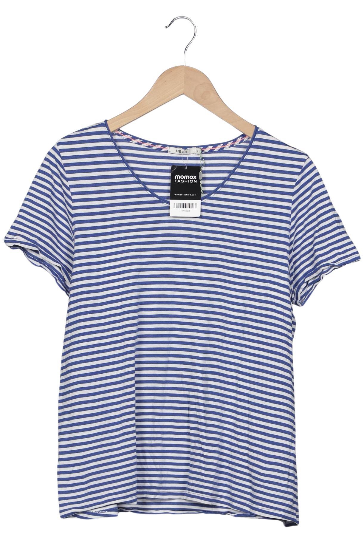 

Cecil Damen T-Shirt, blau, Gr. 42