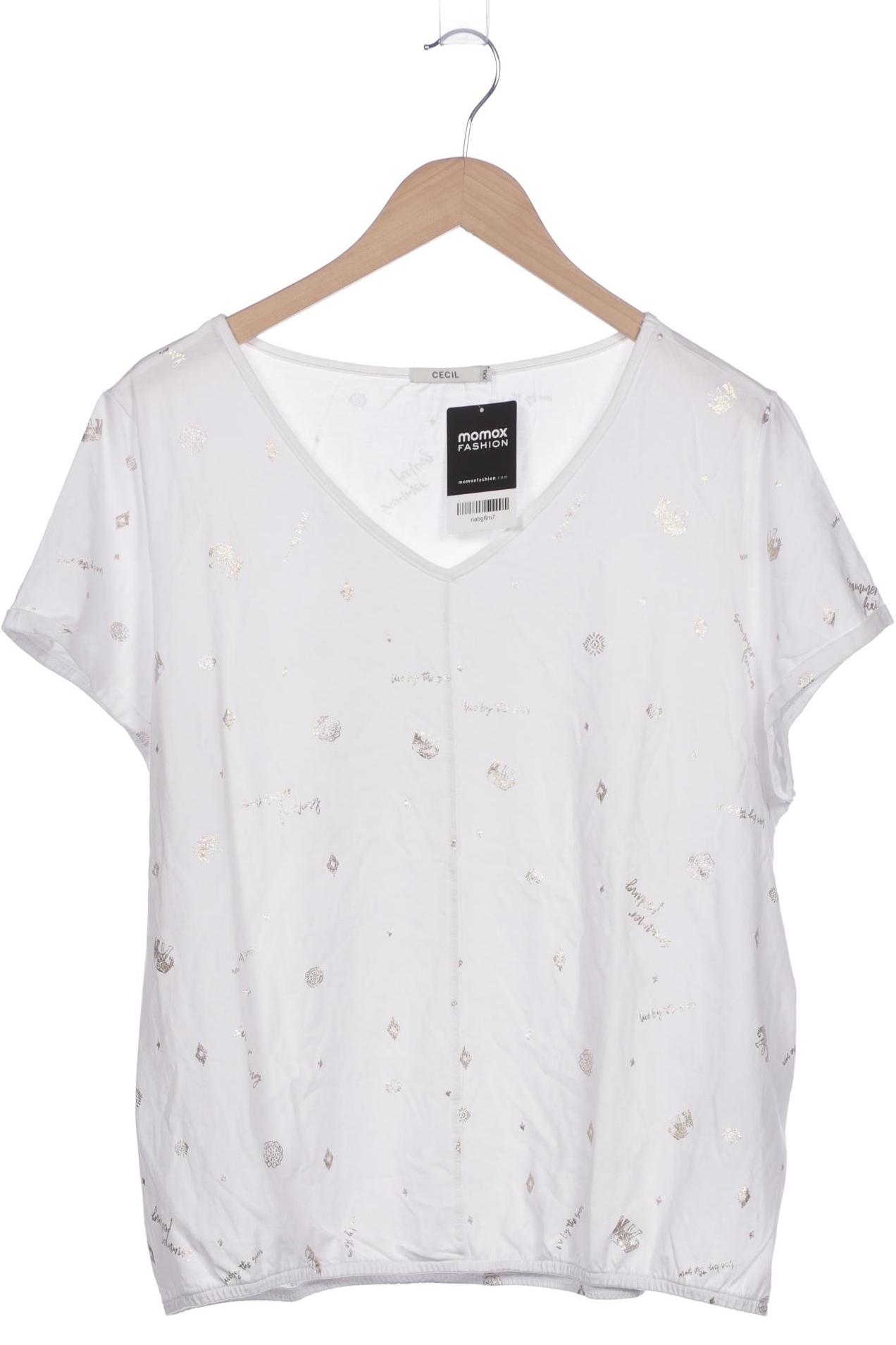 

Cecil Damen T-Shirt, weiß, Gr. 46
