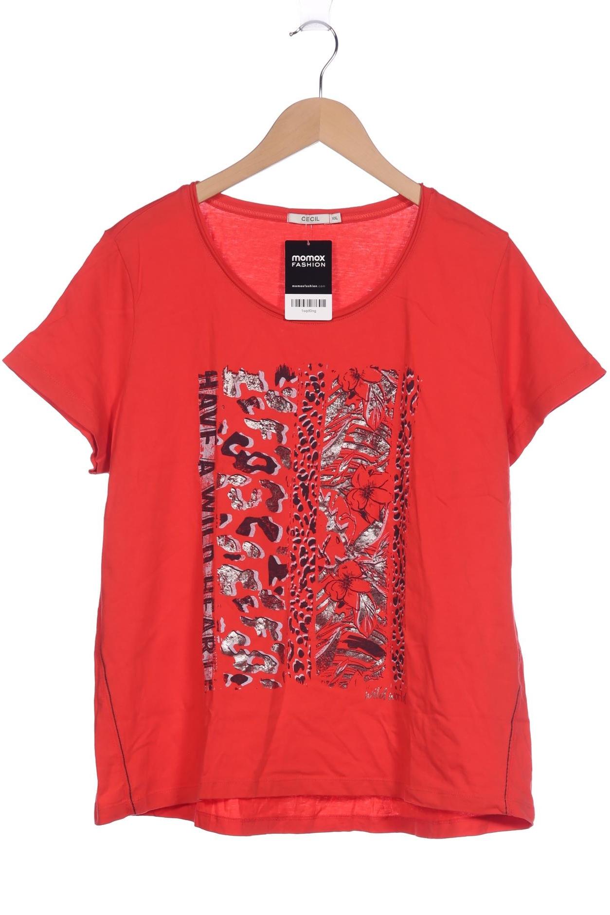 

Cecil Damen T-Shirt, rot, Gr. 46