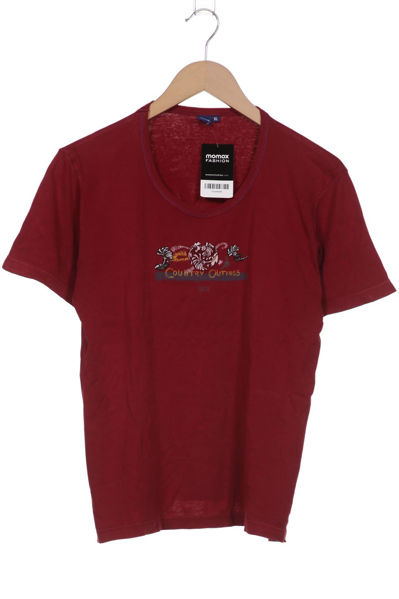 

Cecil Damen T-Shirt, bordeaux, Gr. 44
