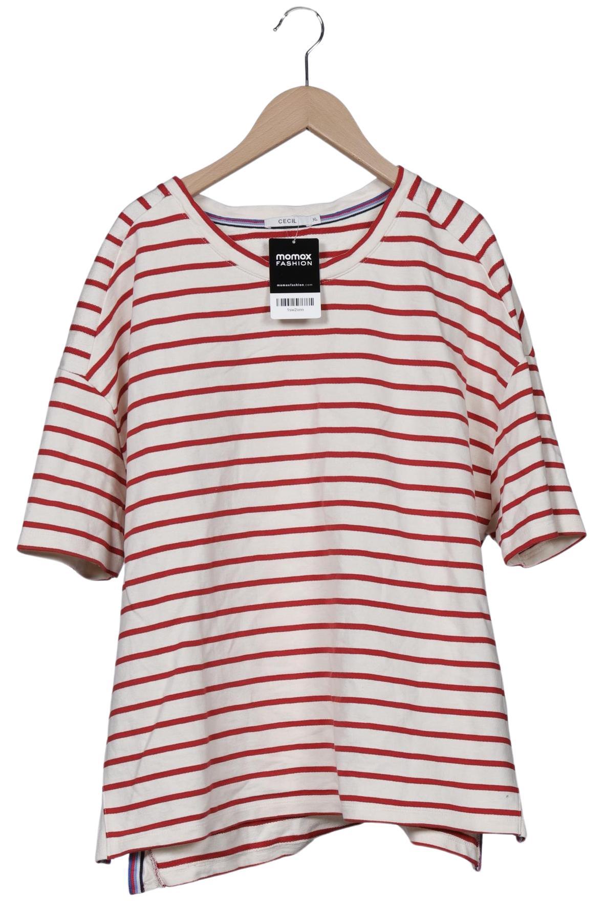 

Cecil Damen T-Shirt, cremeweiß, Gr. 44