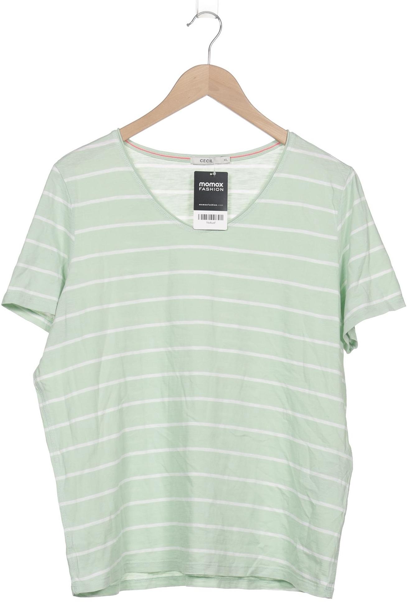 

Cecil Damen T-Shirt, hellgrün, Gr. 44