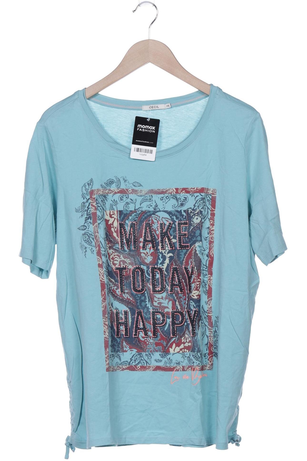 

Cecil Damen T-Shirt, blau, Gr. 46