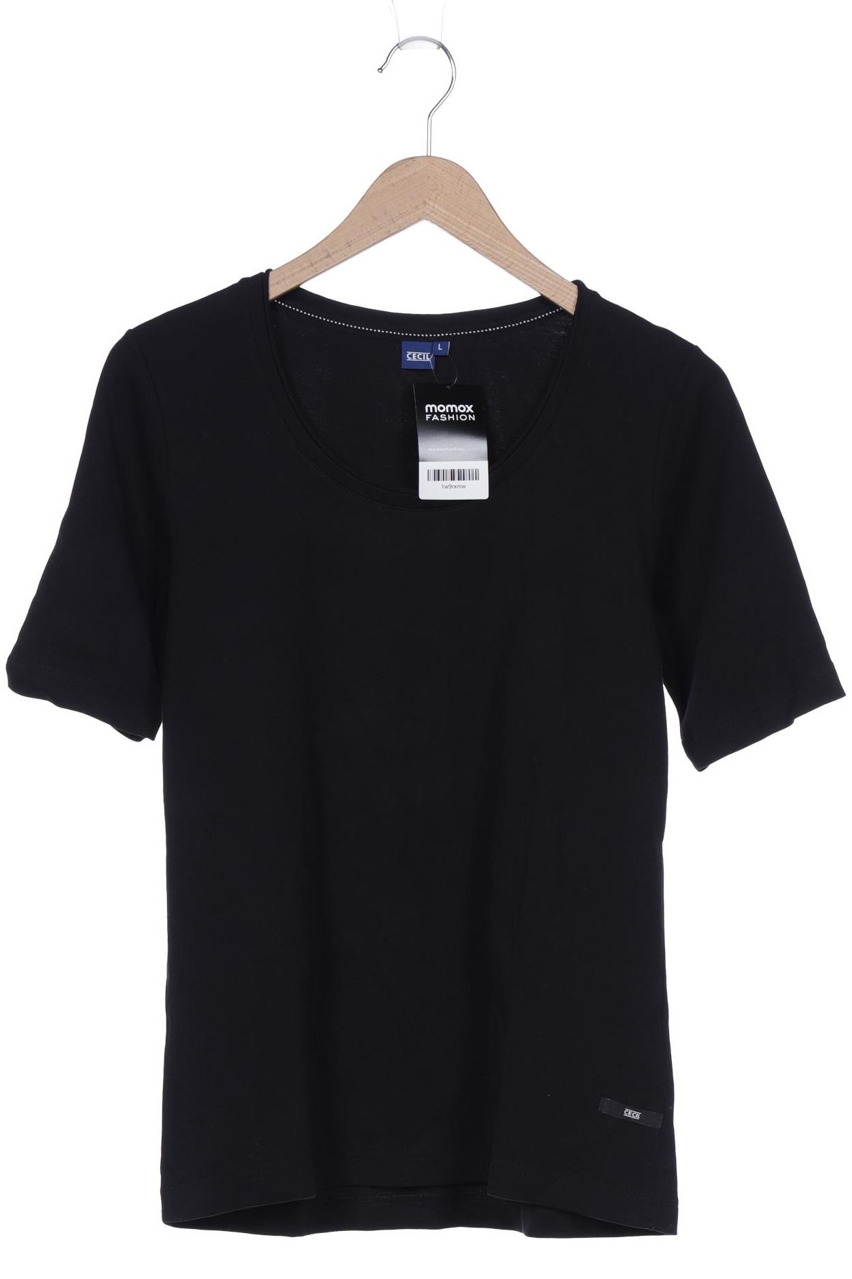 

CECIL Damen T-Shirt, schwarz