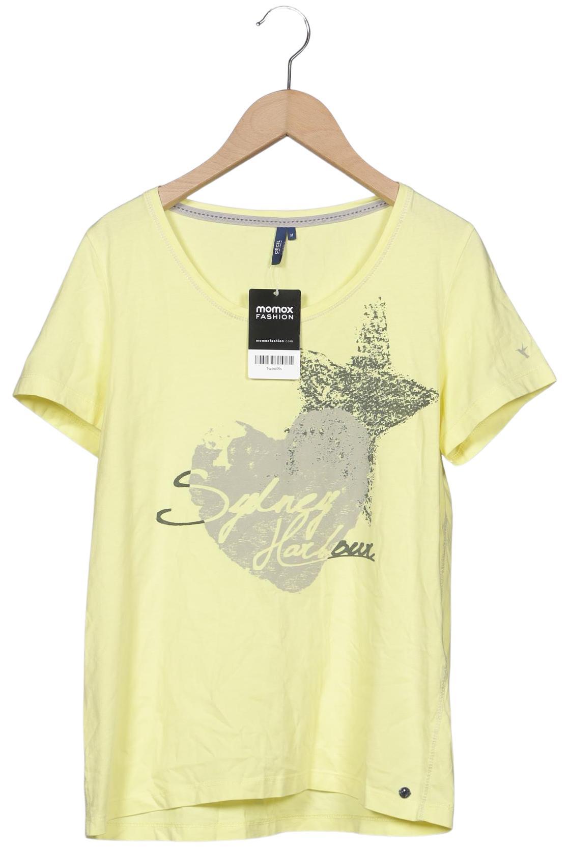 

Cecil Damen T-Shirt, gelb, Gr. 38
