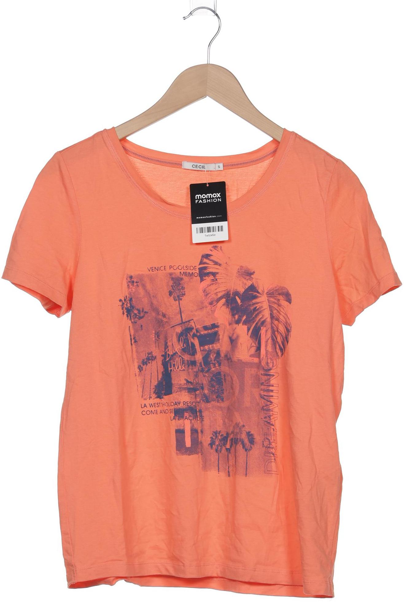 

Cecil Damen T-Shirt, orange, Gr. 36