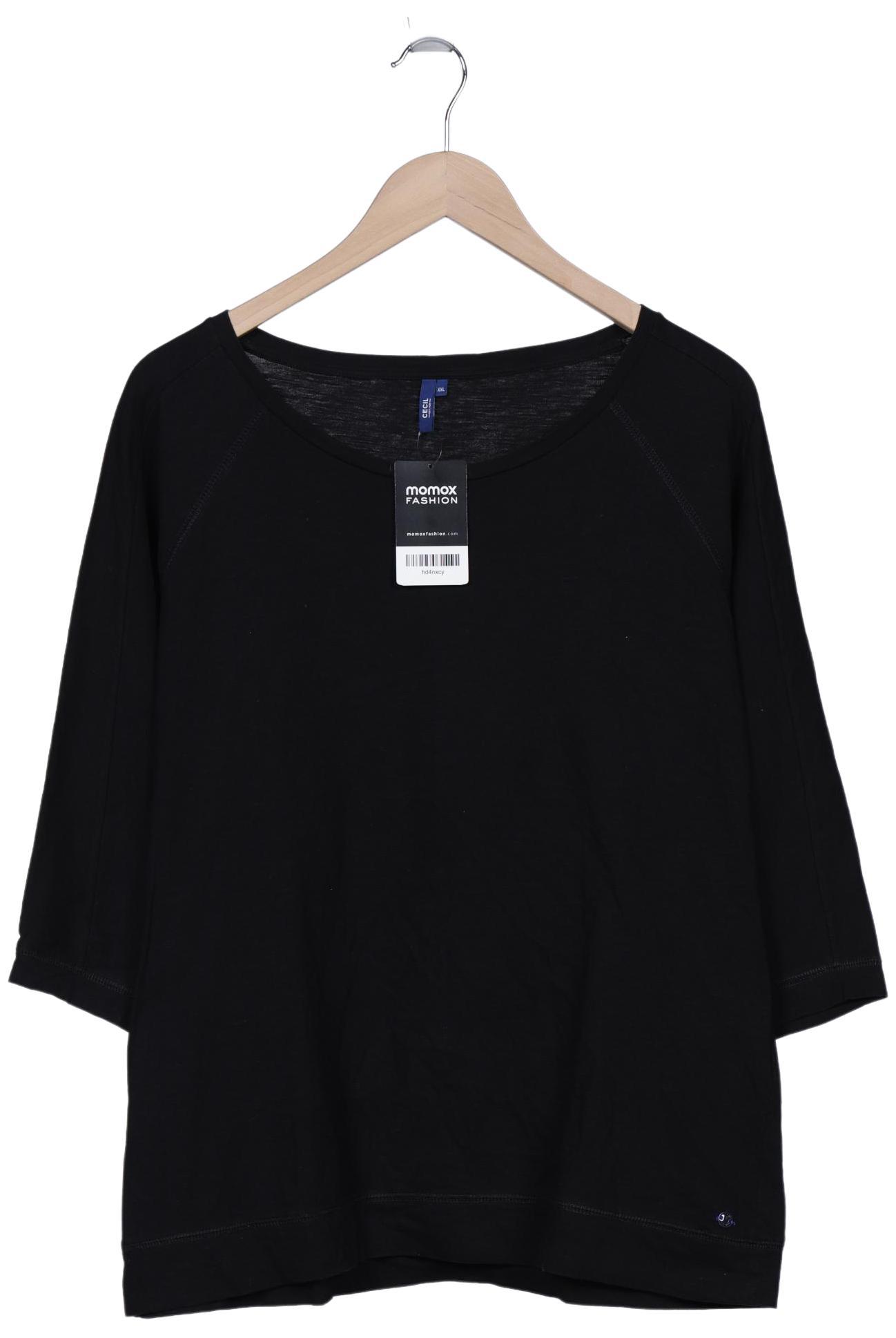 

Cecil Damen T-Shirt, schwarz, Gr. 46