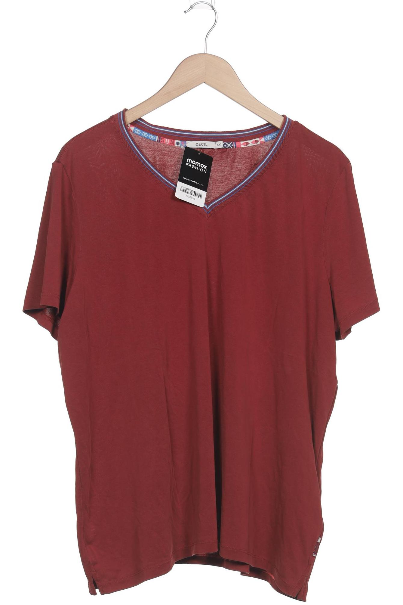 

Cecil Damen T-Shirt, bordeaux, Gr. 46