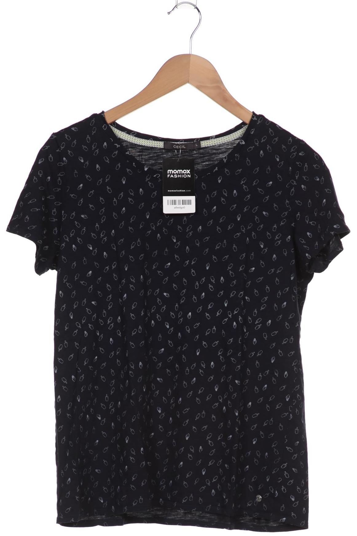

Cecil Damen T-Shirt, marineblau, Gr. 42