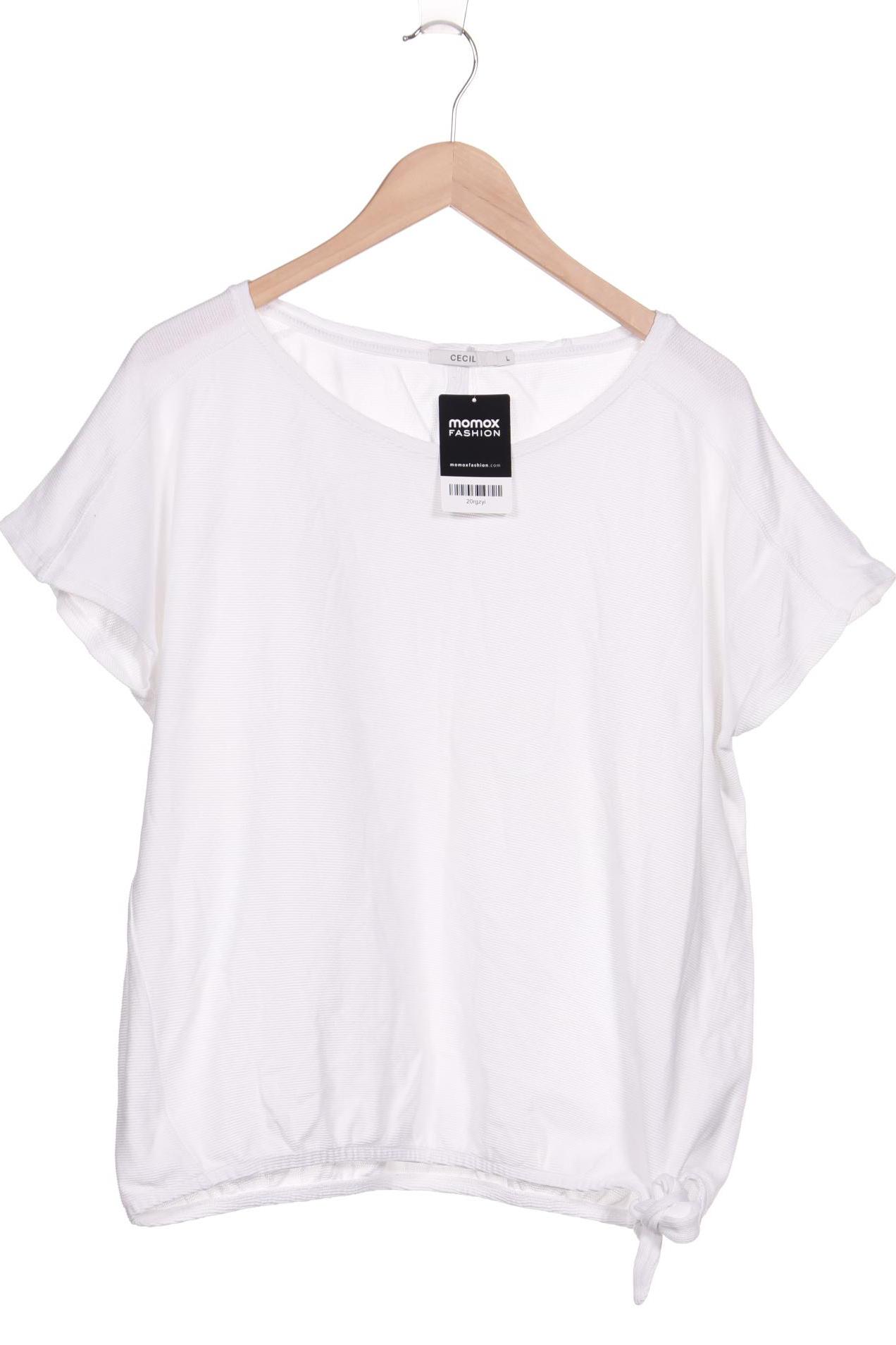 

CECIL Damen T-Shirt, weiß