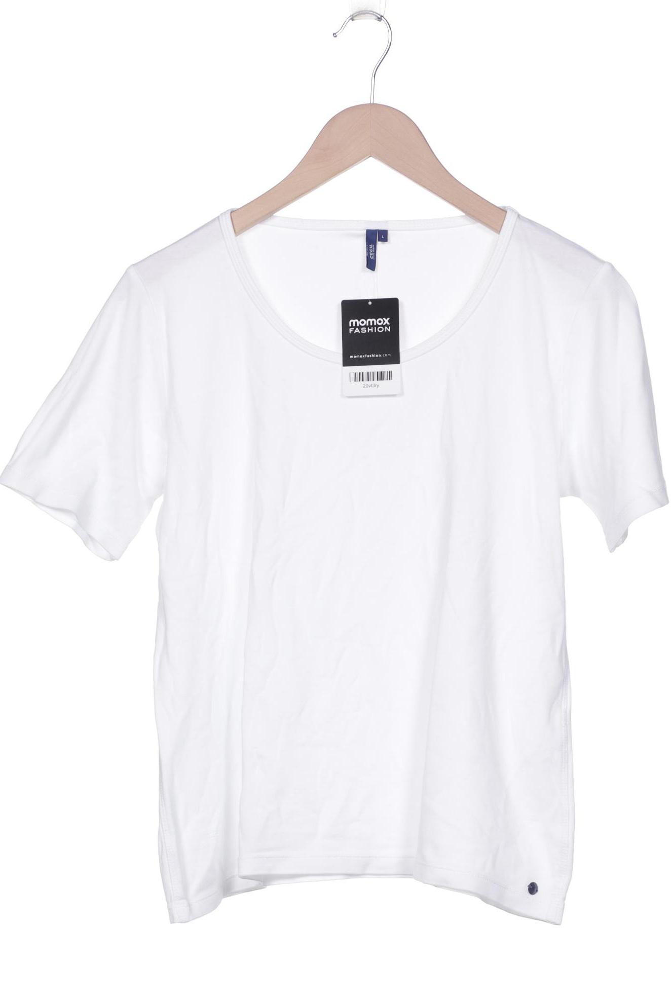

CECIL Damen T-Shirt, weiß