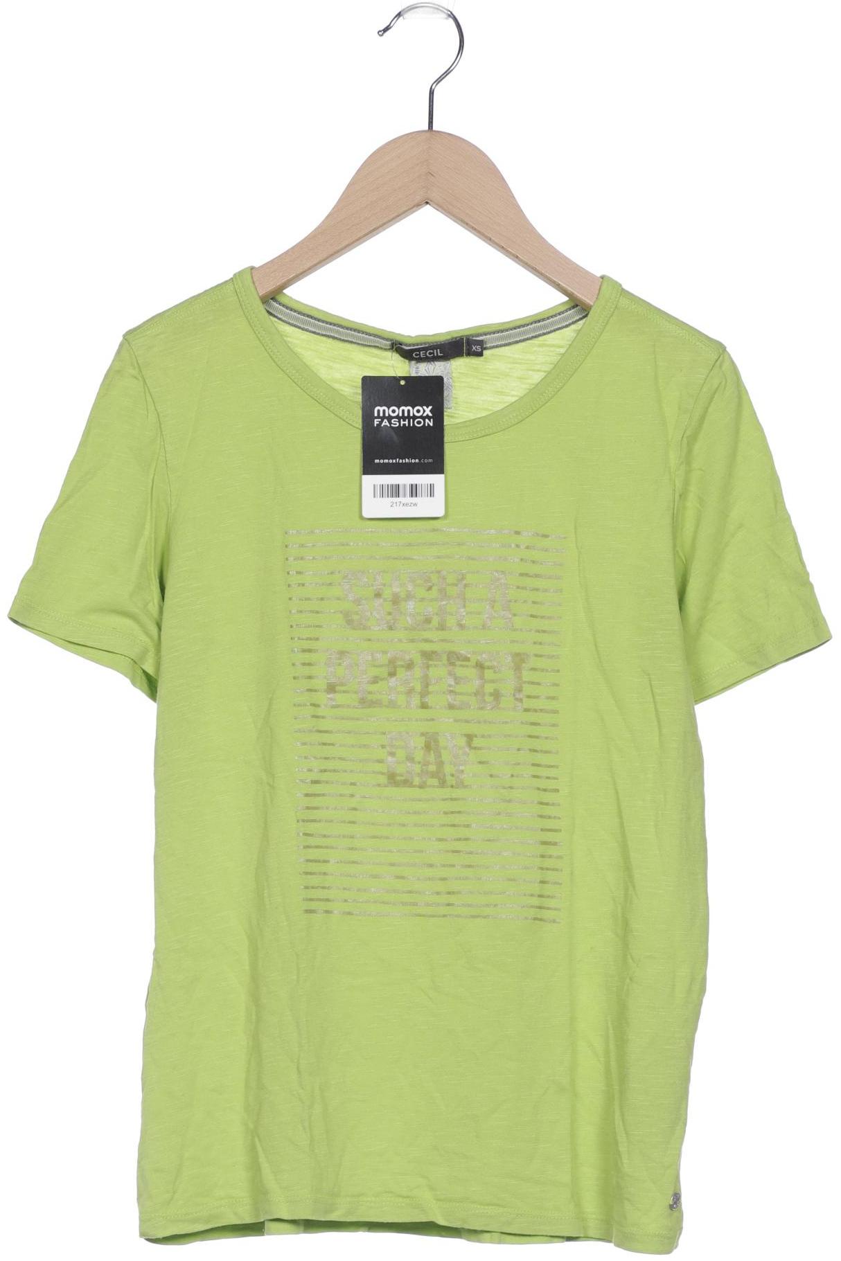 

CECIL Damen T-Shirt, hellgrün