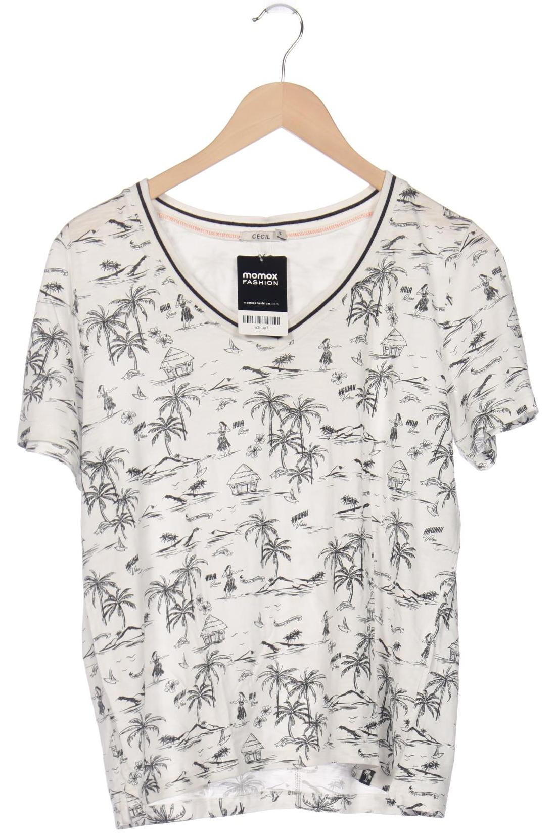 

Cecil Damen T-Shirt, weiß, Gr. 38