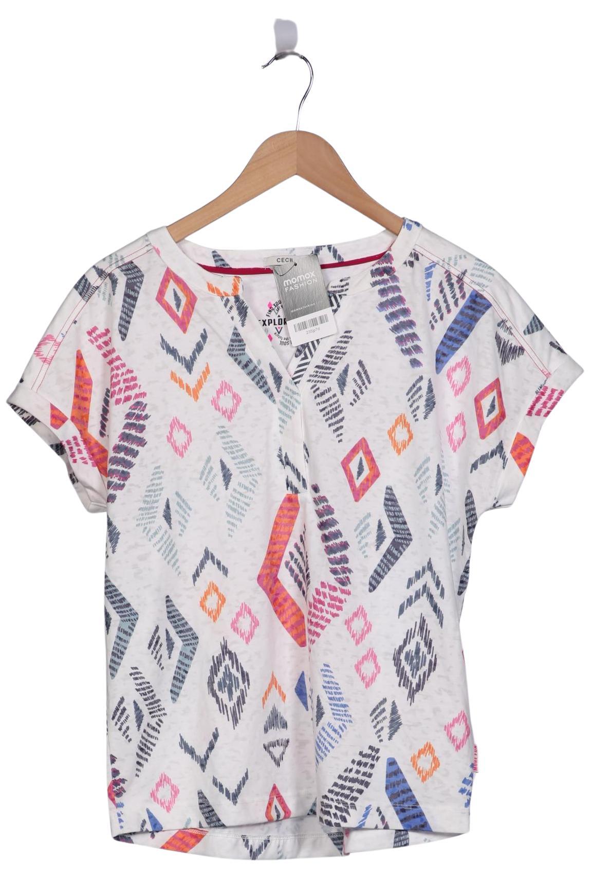 

Cecil Damen T-Shirt, mehrfarbig, Gr. 36