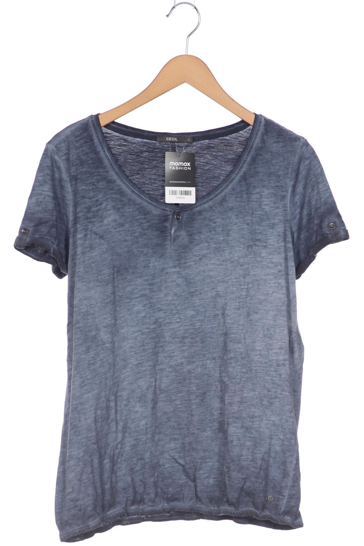 

Cecil Damen T-Shirt, blau, Gr. 42