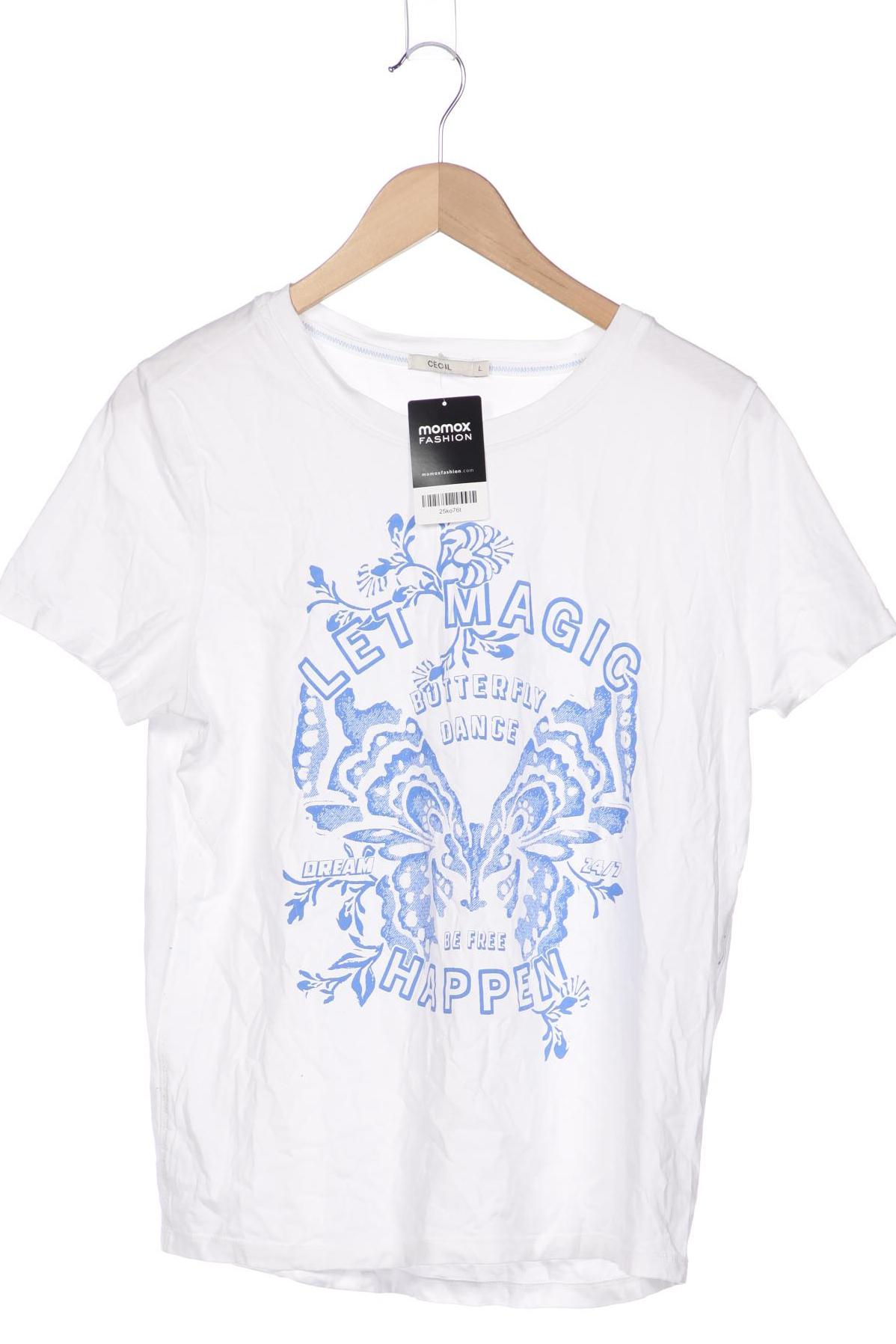 

Cecil Damen T-Shirt, weiß, Gr. 42