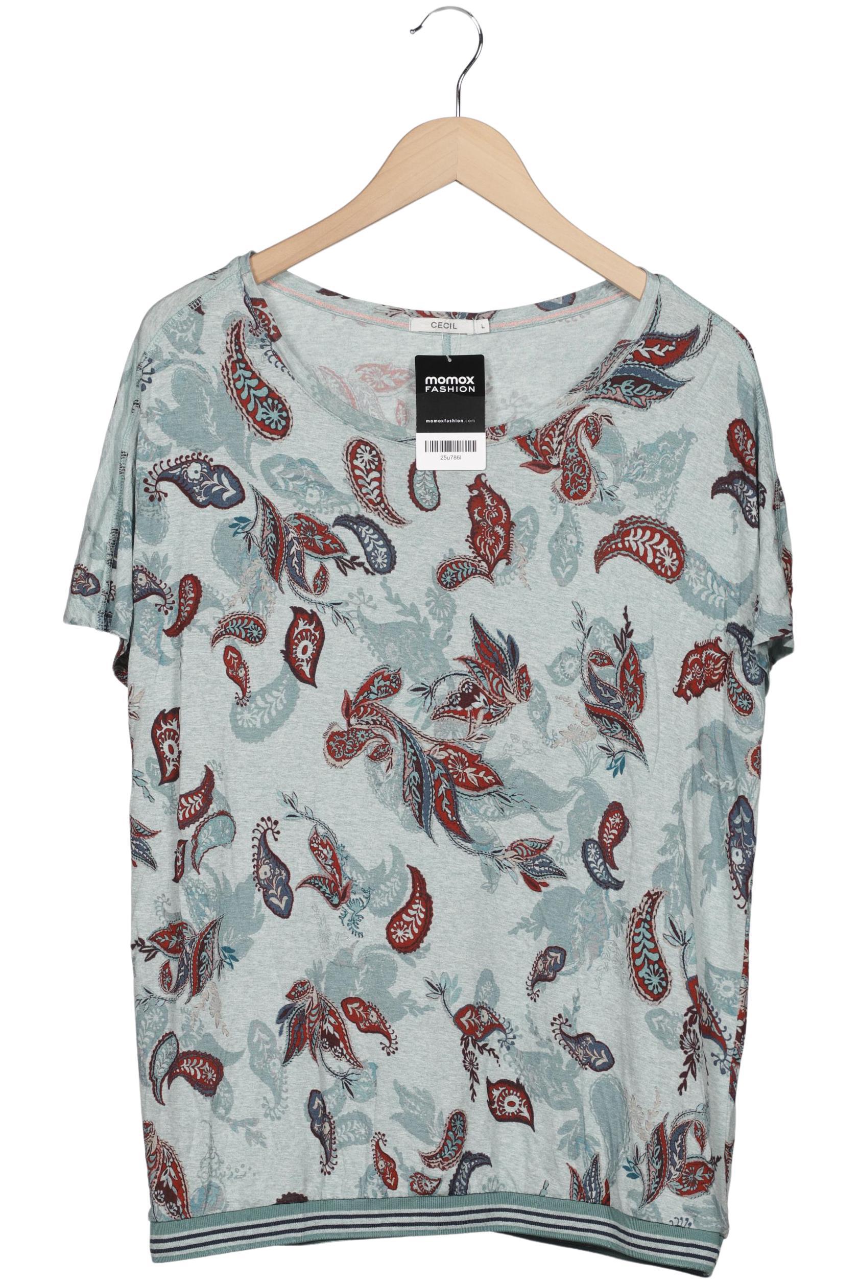 

Cecil Damen T-Shirt, türkis, Gr. 42