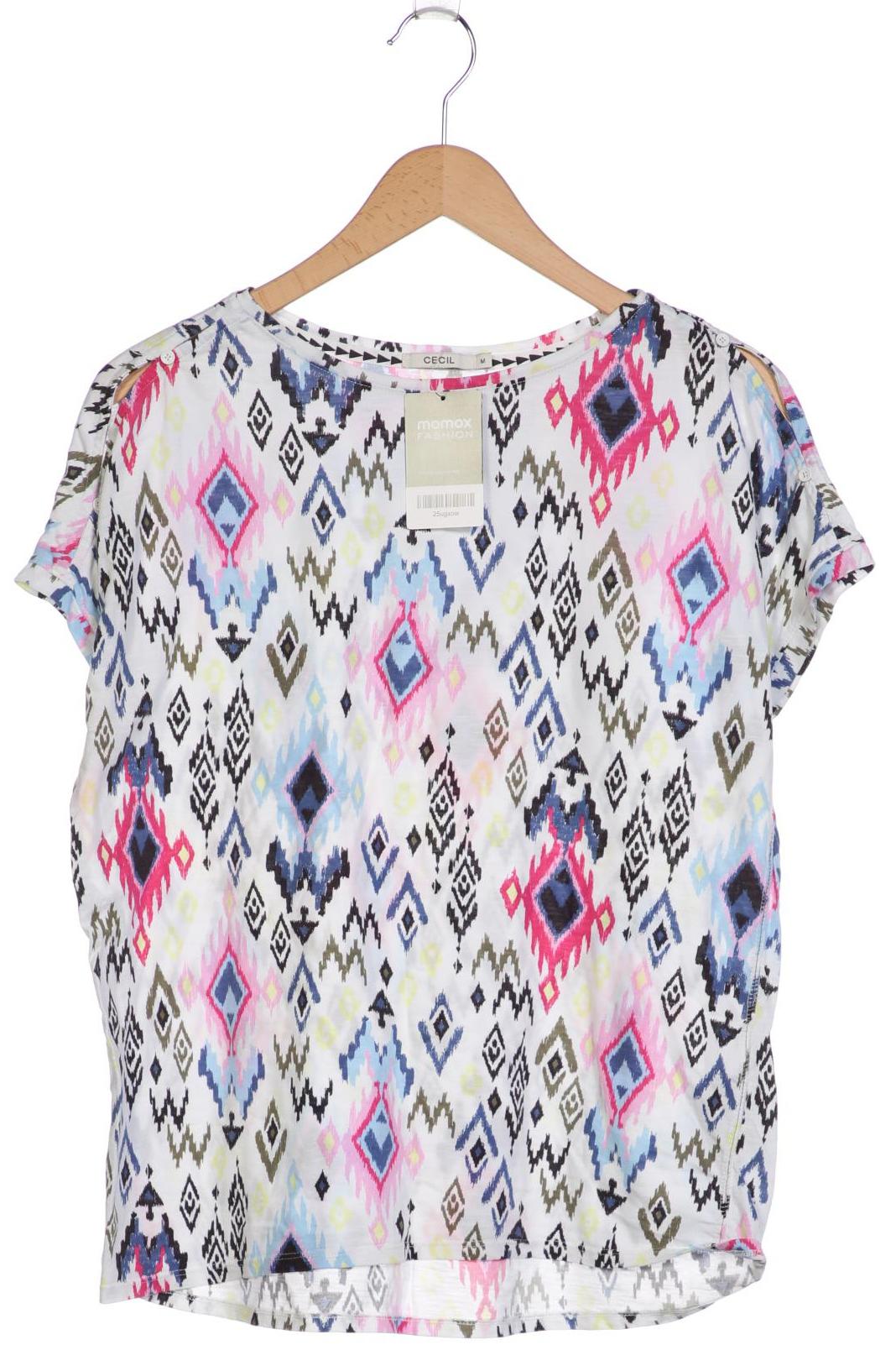 

Cecil Damen T-Shirt, mehrfarbig, Gr. 38