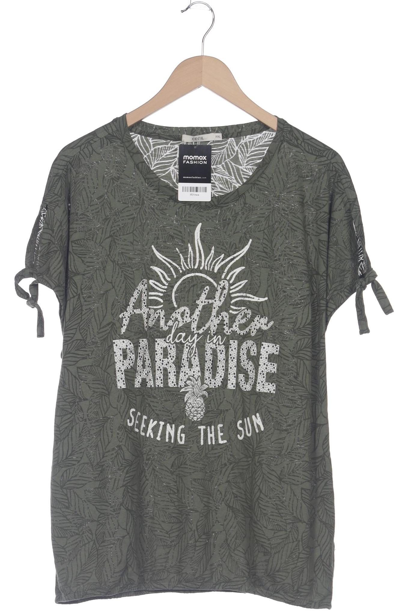 

Cecil Damen T-Shirt, grün, Gr. 46