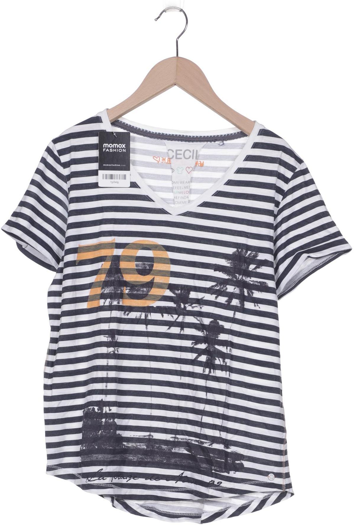 

Cecil Damen T-Shirt, weiß, Gr. 38