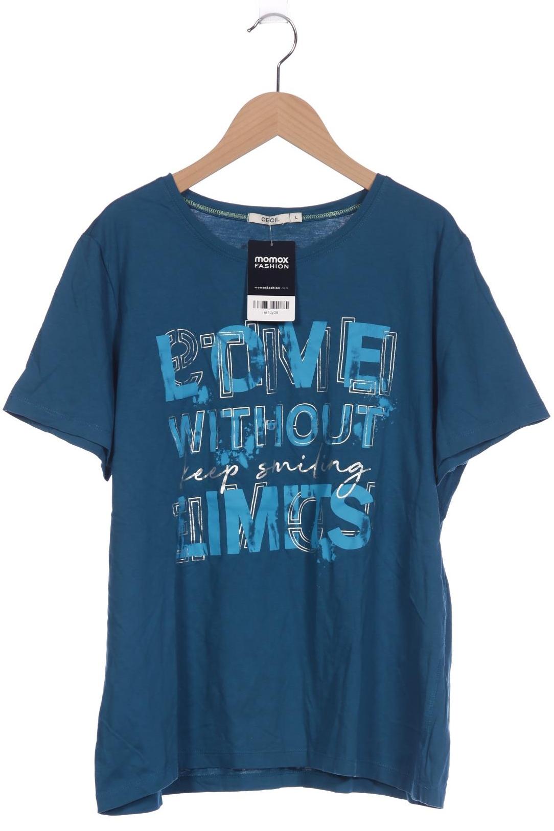 

Cecil Damen T-Shirt, türkis, Gr. 42
