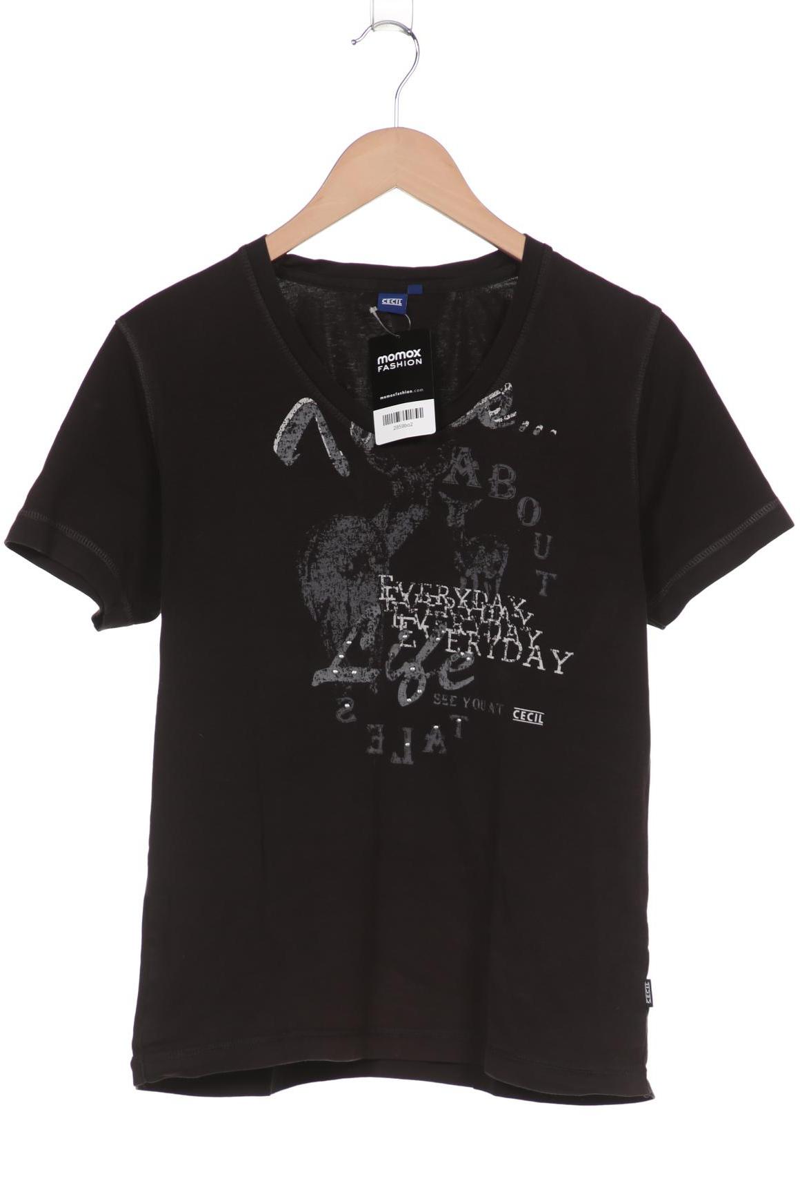 

CECIL Damen T-Shirt, schwarz