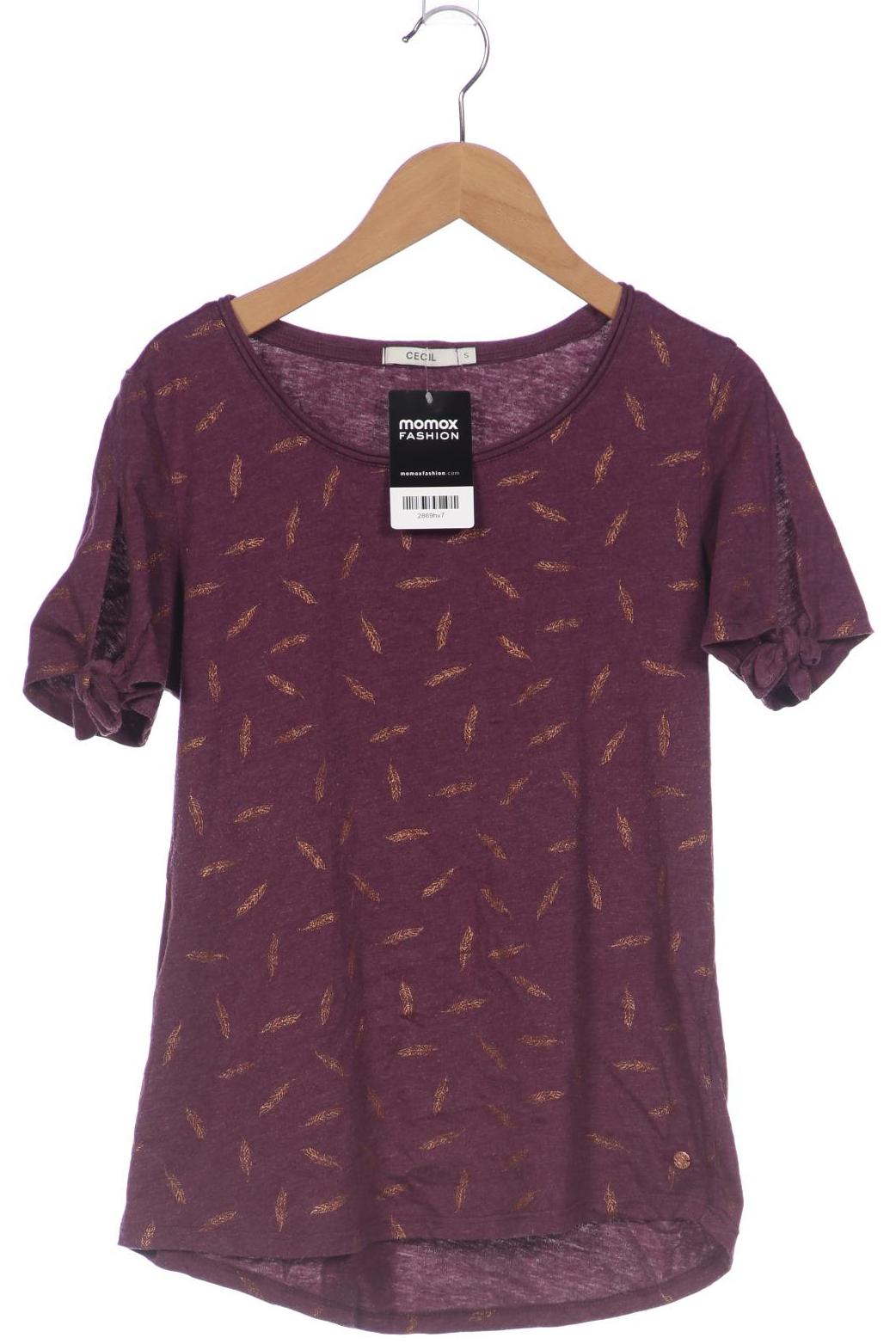 

Cecil Damen T-Shirt, bordeaux, Gr. 36