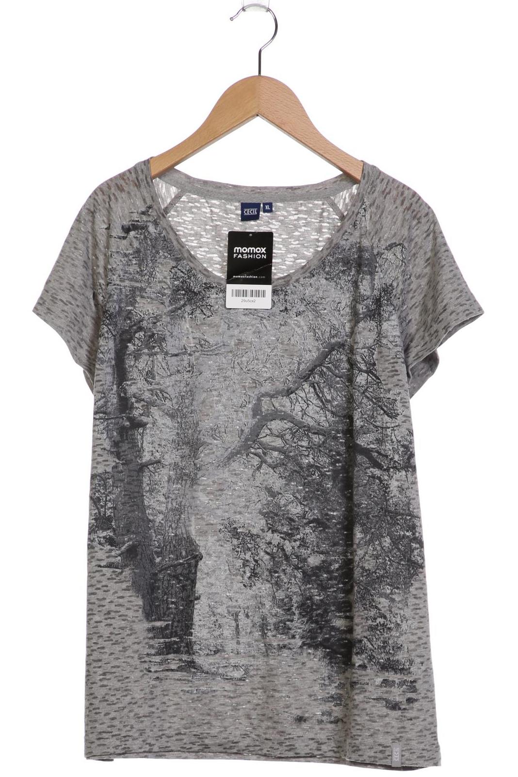 

Cecil Damen T-Shirt, grau, Gr. 44