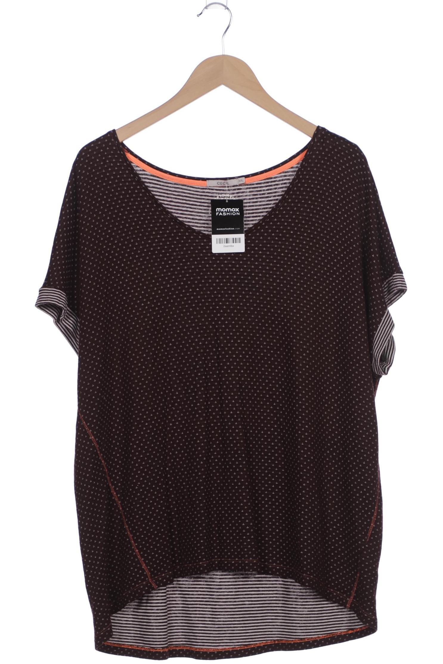 

Cecil Damen T-Shirt, braun, Gr. 46