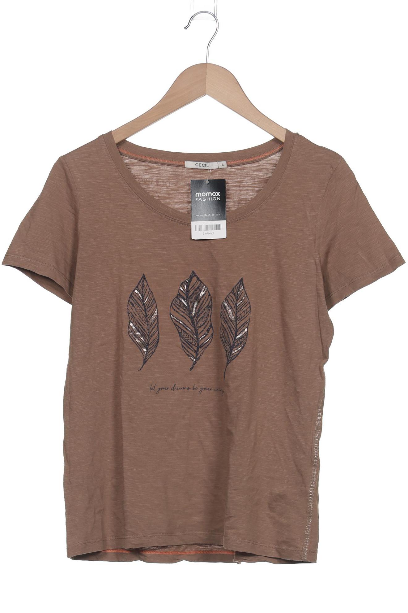

Cecil Damen T-Shirt, braun, Gr. 36