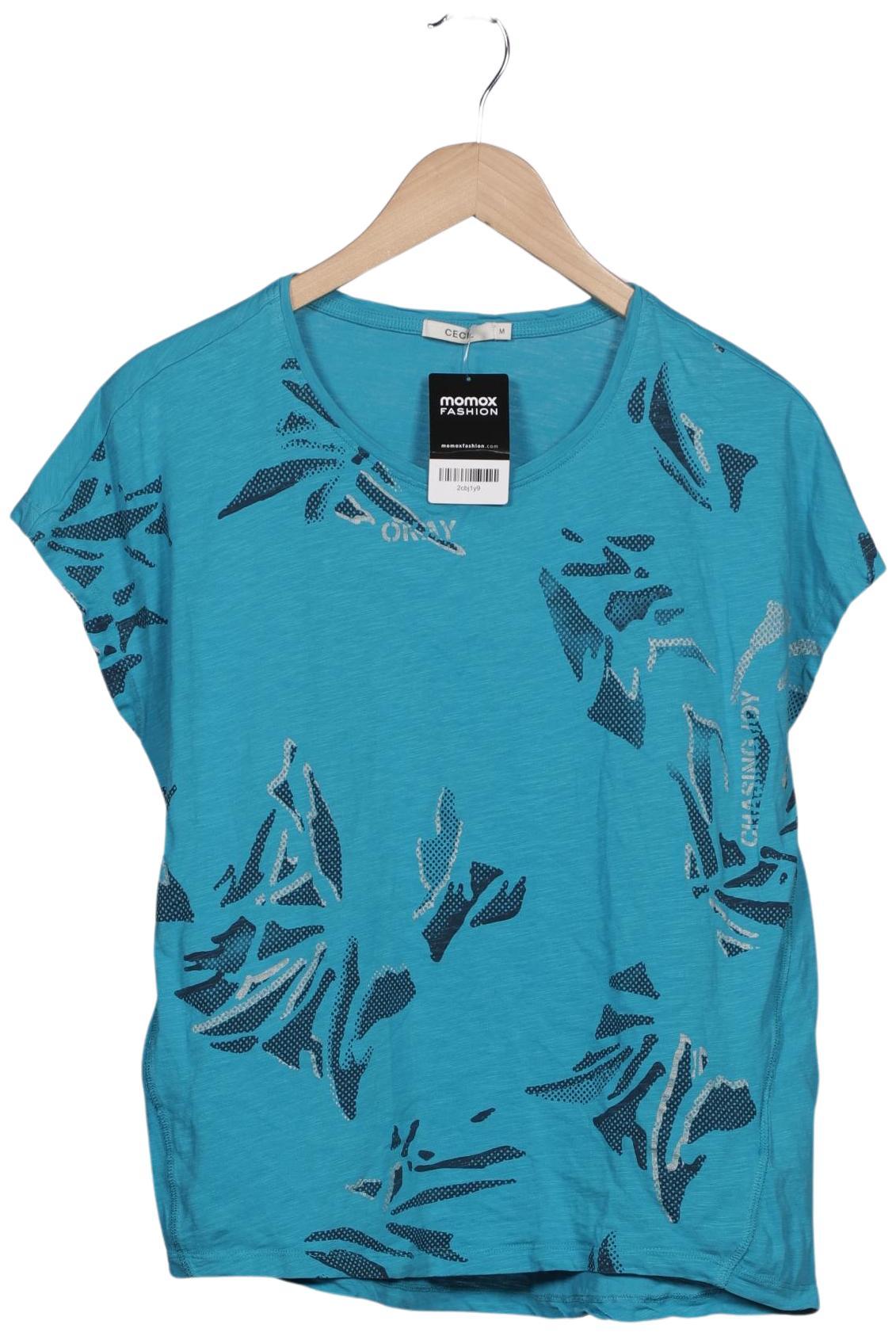

Cecil Damen T-Shirt, blau, Gr. 38