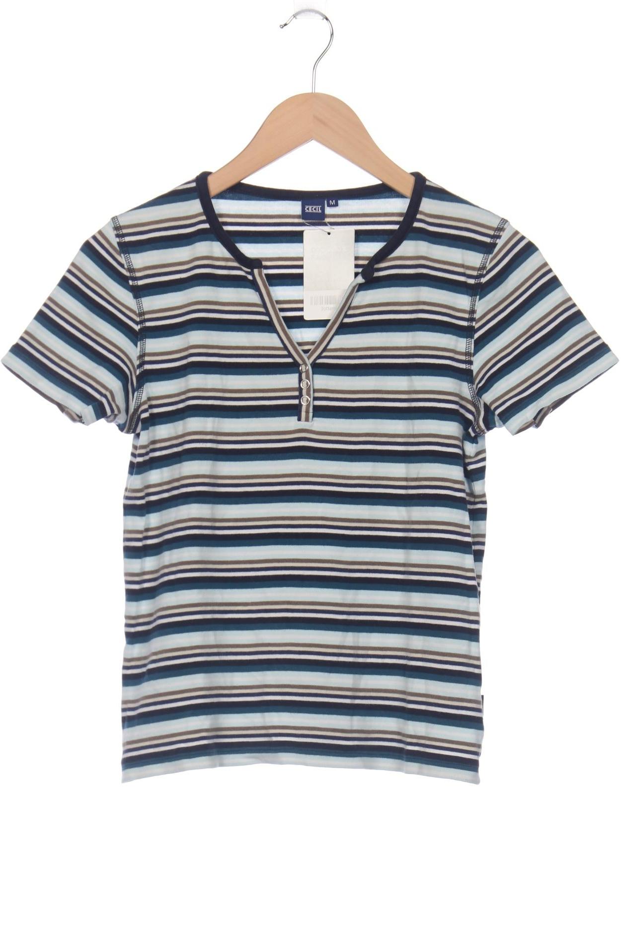 

Cecil Damen T-Shirt, blau, Gr. 38
