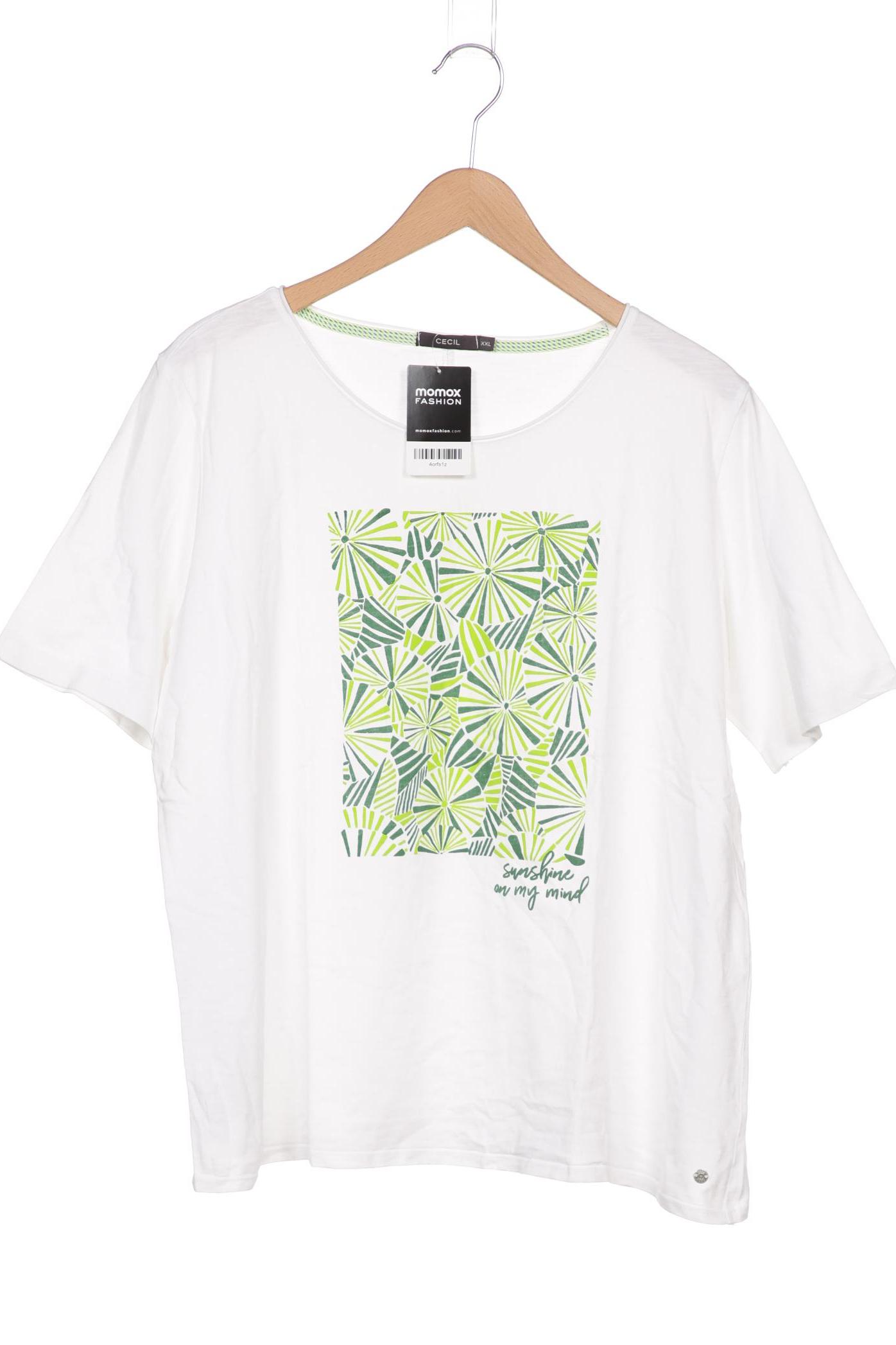 

Cecil Damen T-Shirt, weiß, Gr. 46