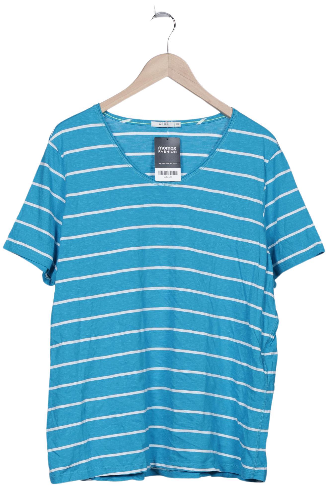 

Cecil Damen T-Shirt, blau, Gr. 46