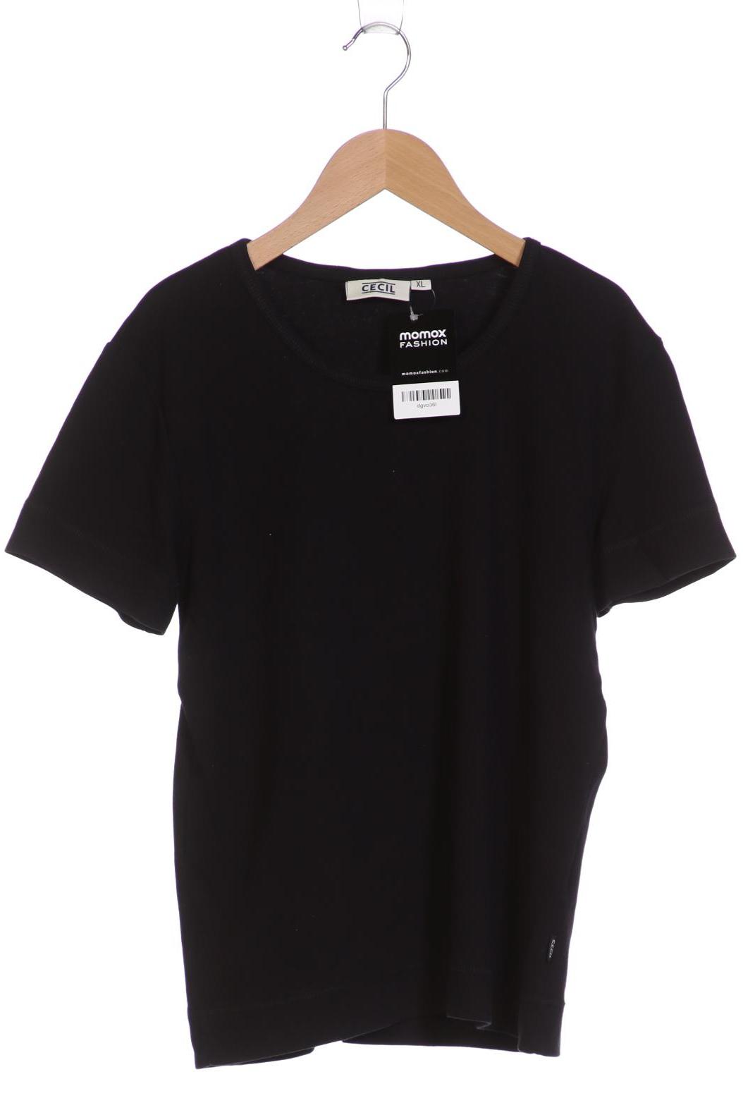 

Cecil Damen T-Shirt, schwarz, Gr. 44