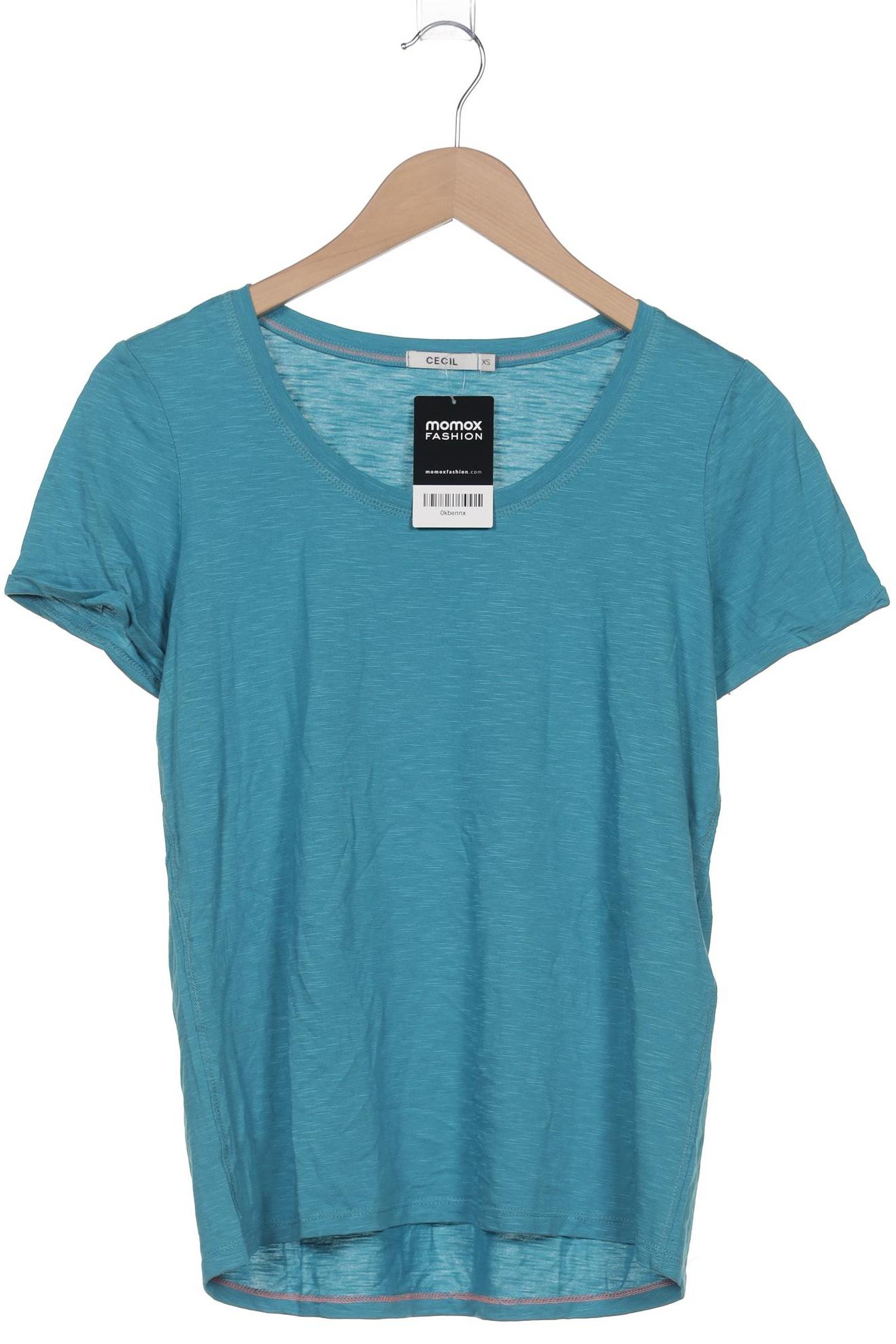 

Cecil Damen T-Shirt, blau, Gr. 34