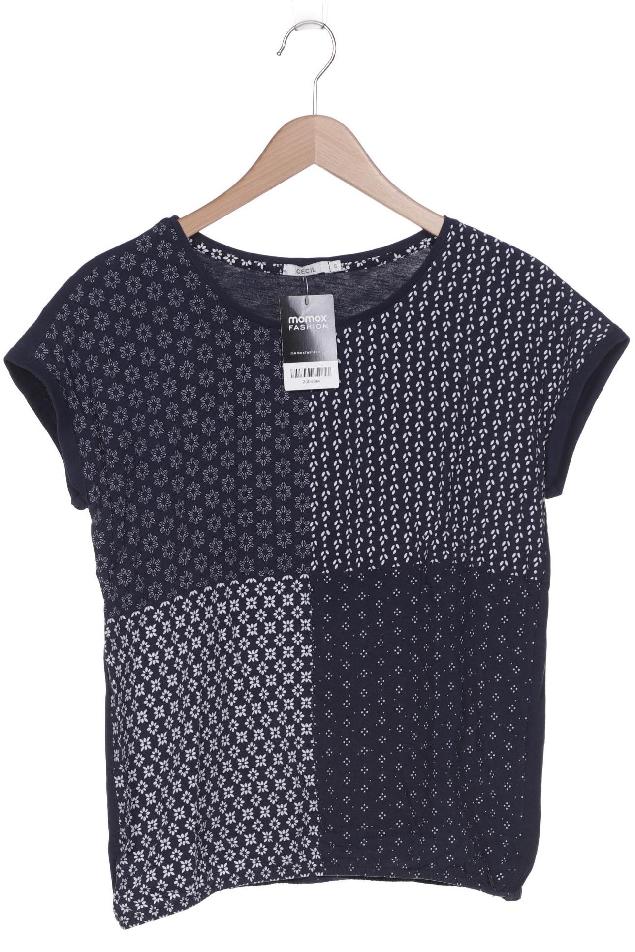 

CECIL Damen T-Shirt, marineblau