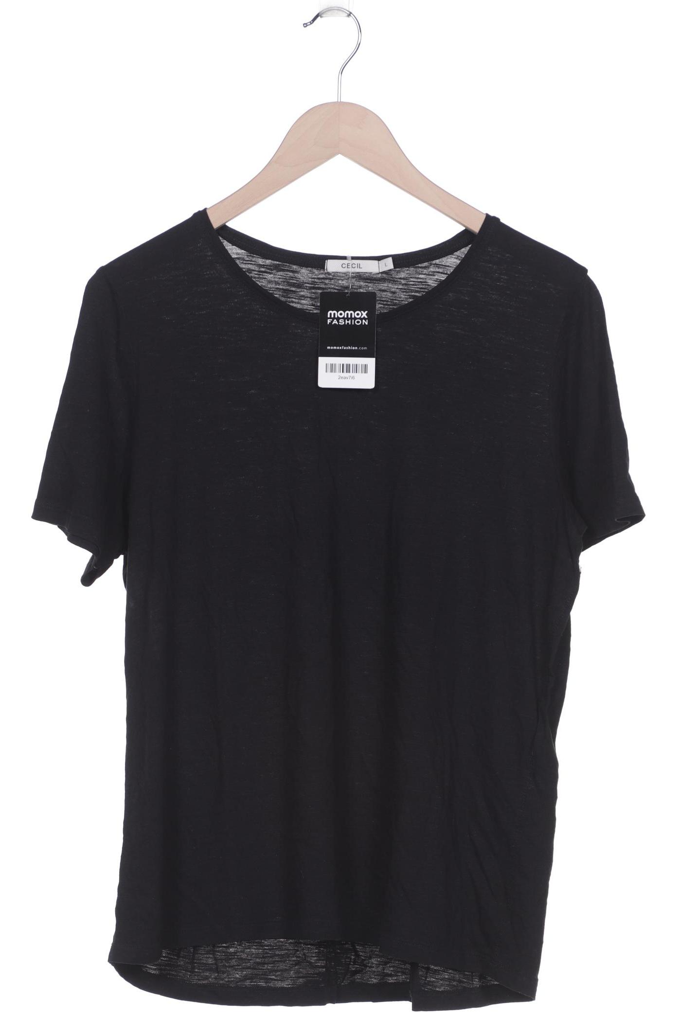

CECIL Damen T-Shirt, schwarz