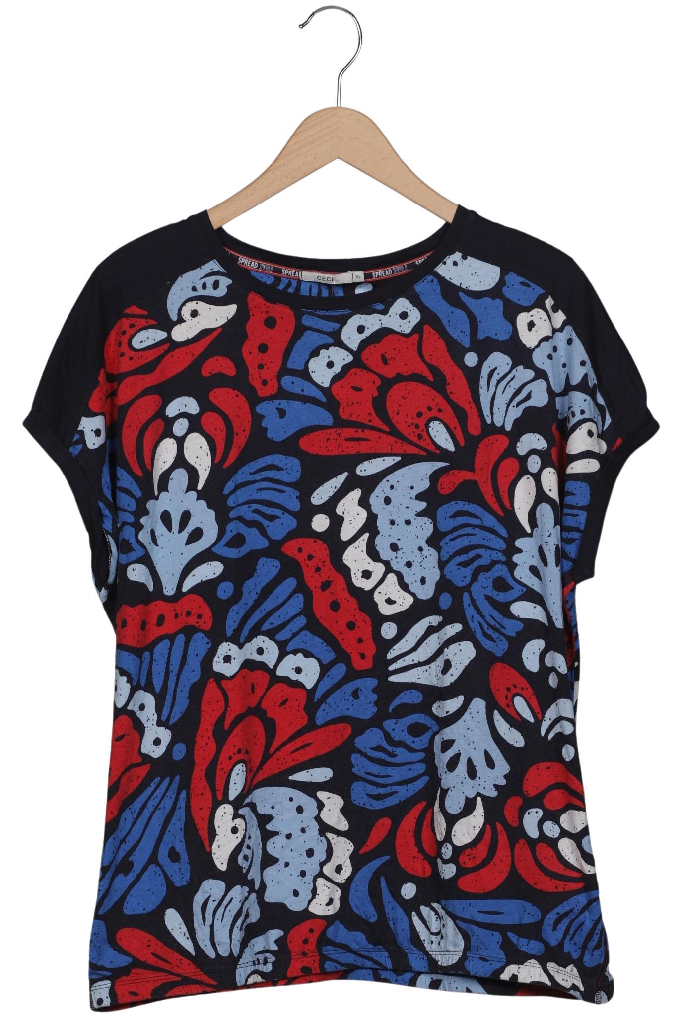 

Cecil Damen T-Shirt, mehrfarbig, Gr. 44