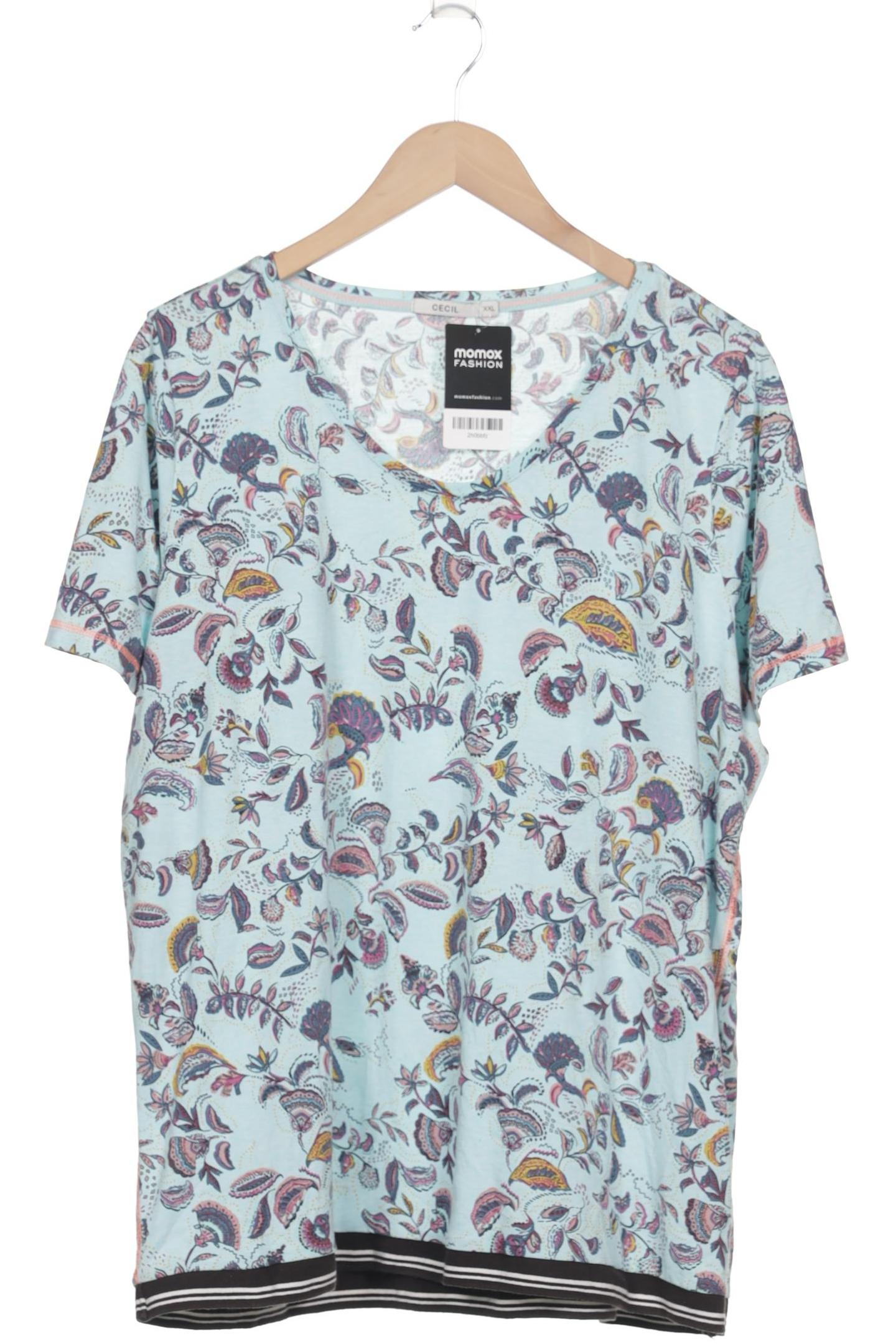 

Cecil Damen T-Shirt, blau, Gr. 46